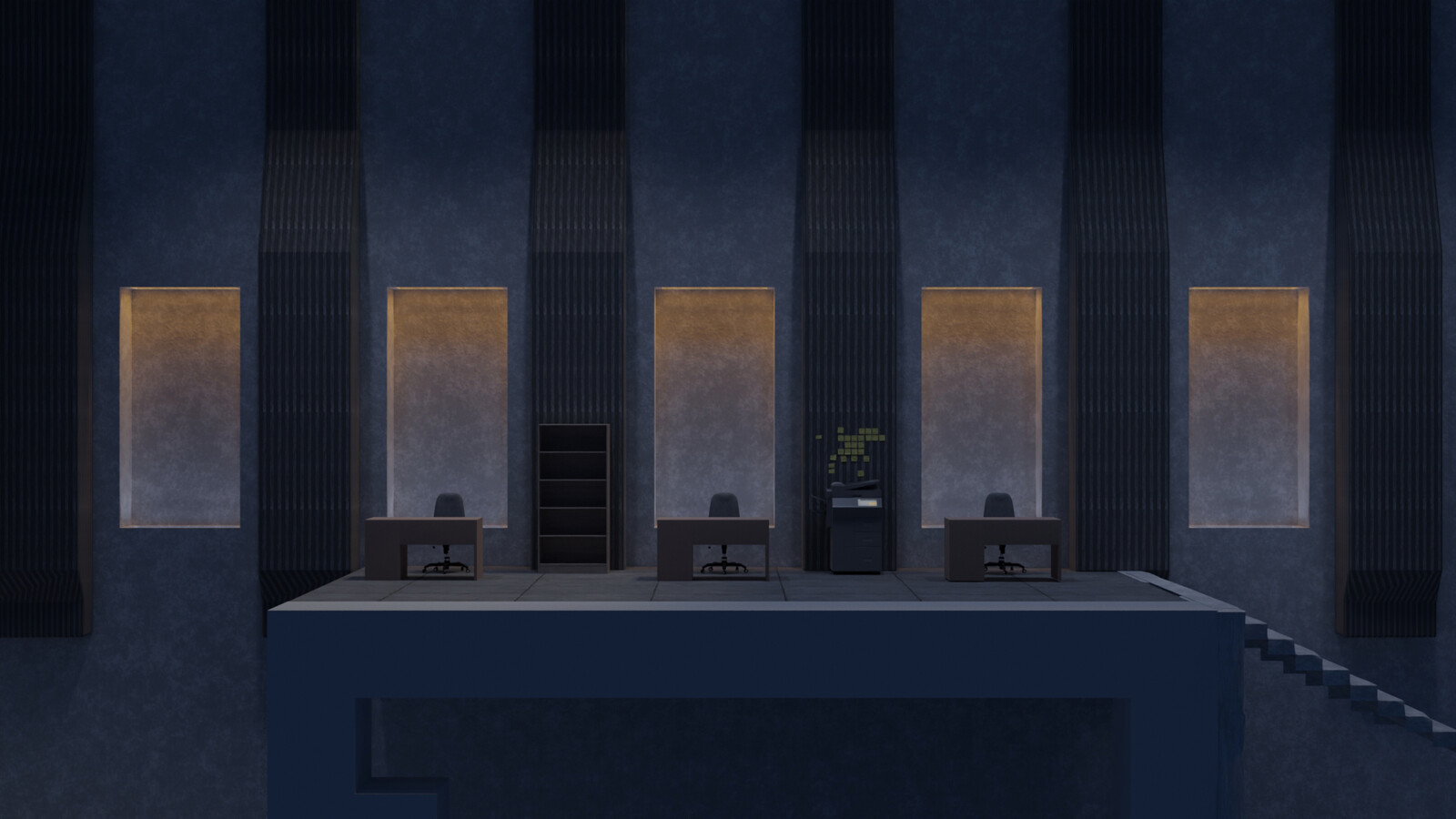 Adding elements that define the theme of the level, as well as textures