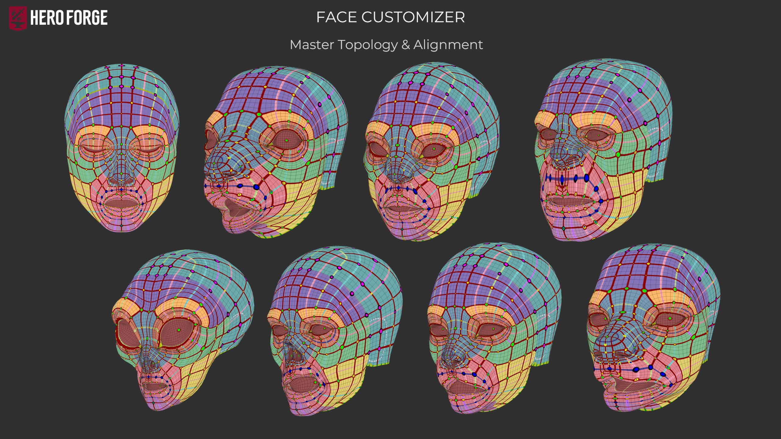 Face Customizer - Alignment Guide Species Alignment Examples
