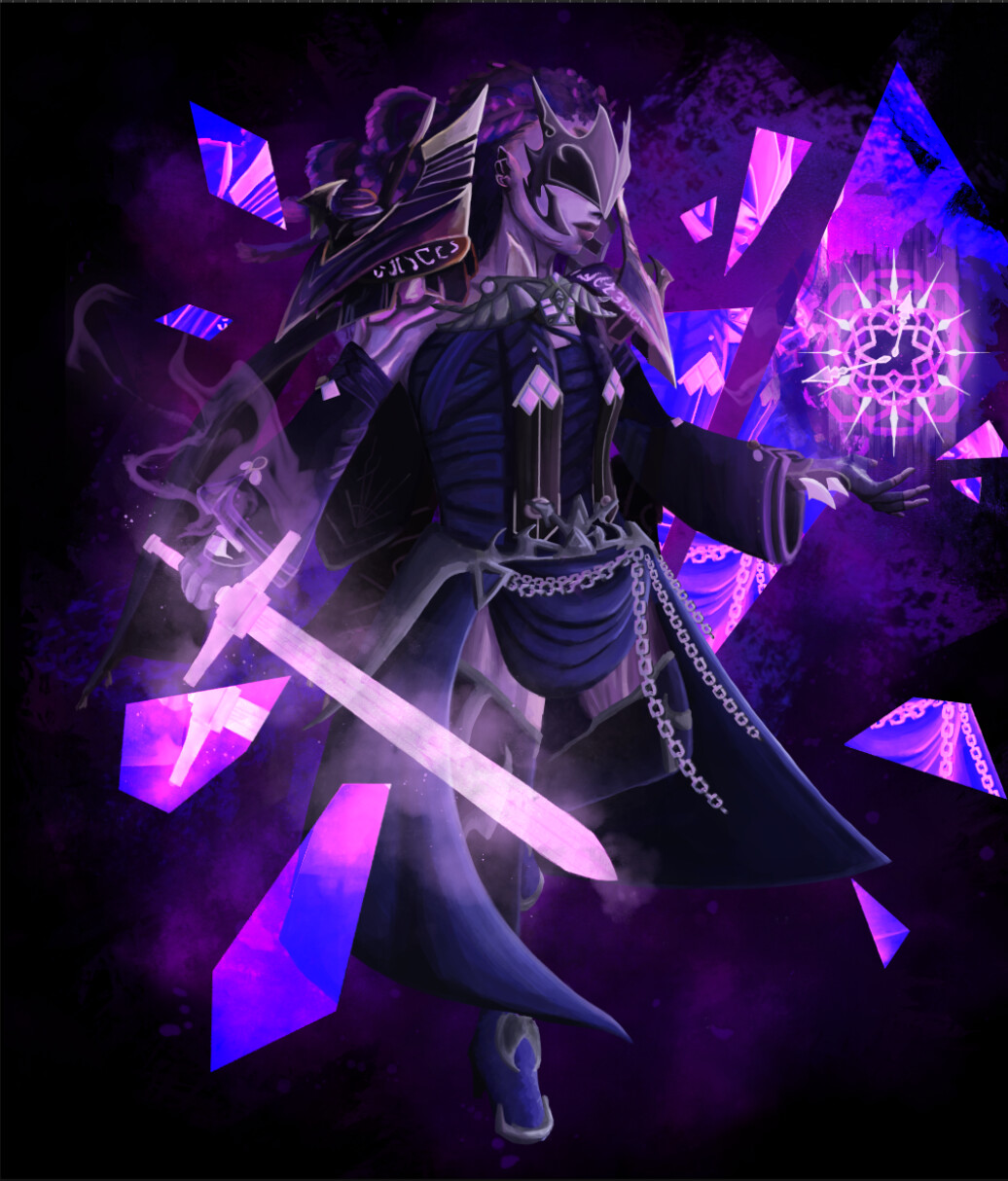 Adding the image effect to the shards was alot easier then their shape.