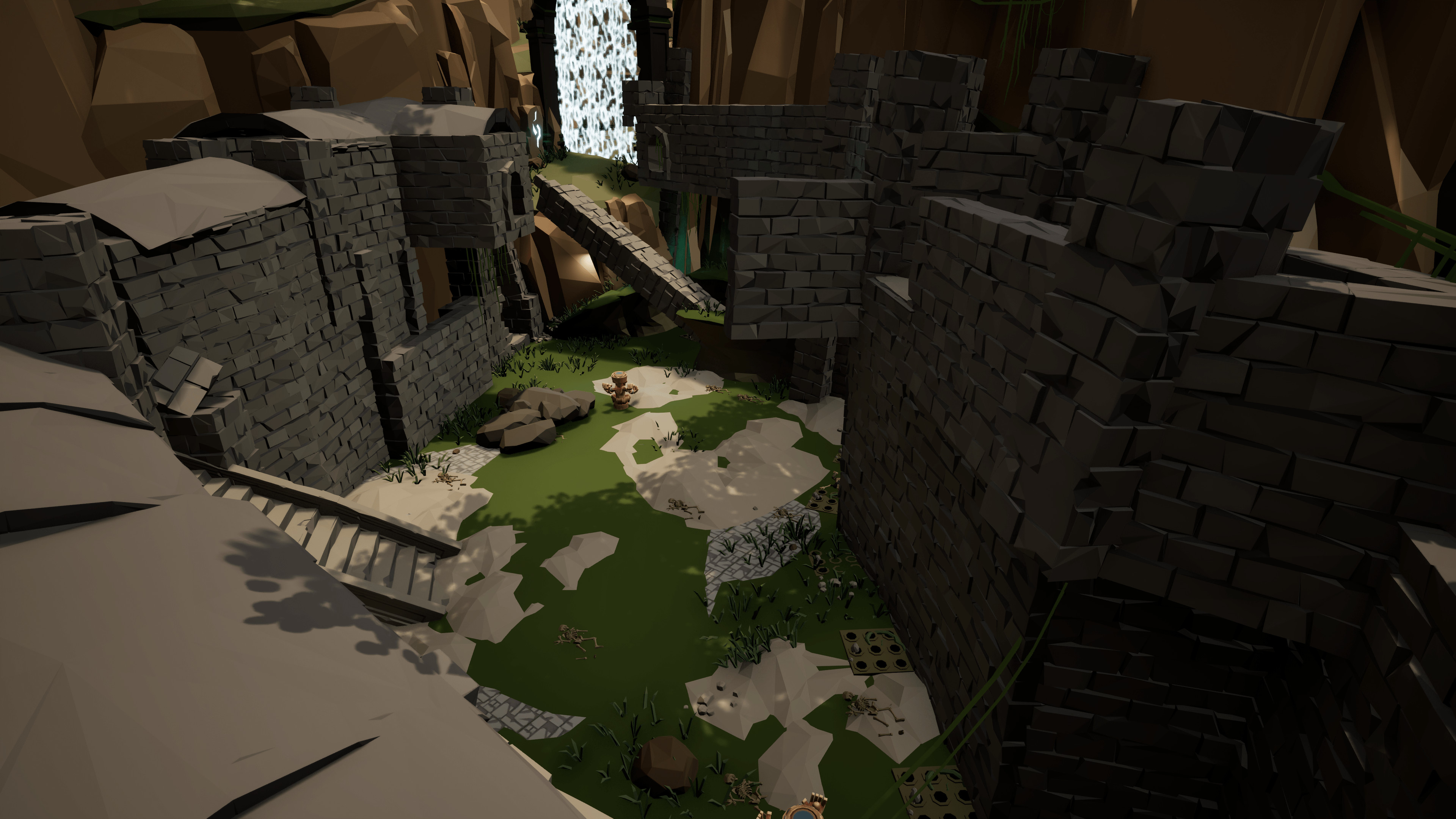 Combat Areas with multiple enemies and traps