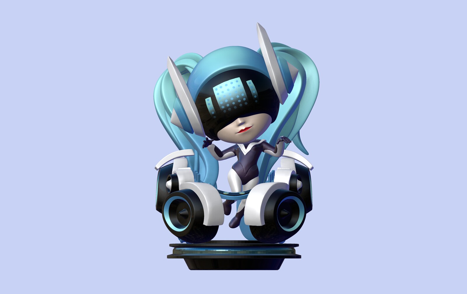 DJ sona - 3D model/sculpt
