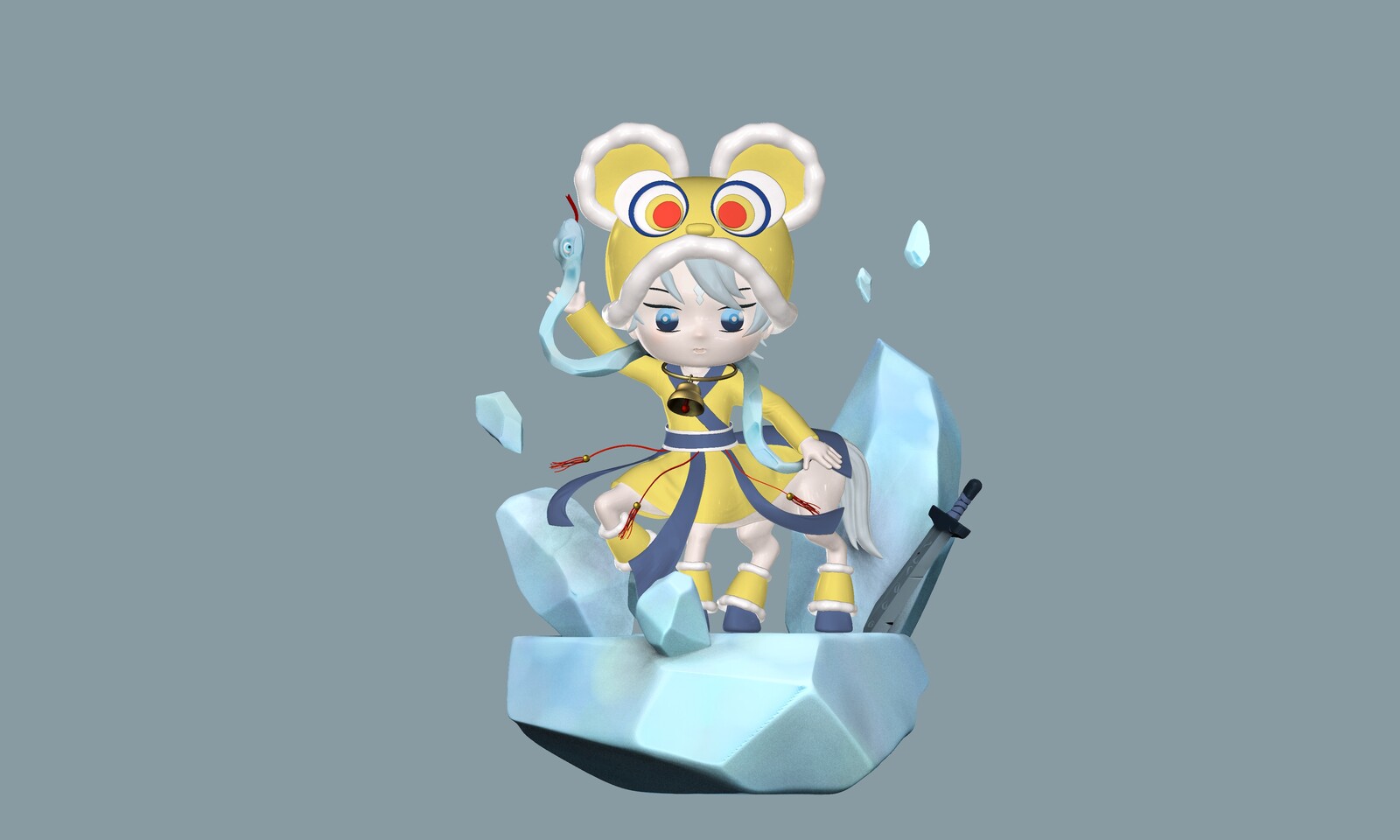 Qiangliang - Character Design & 3D Model