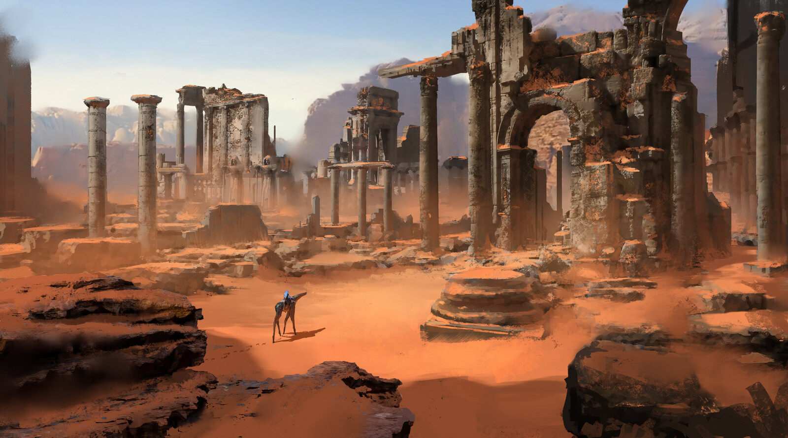nearby ruin