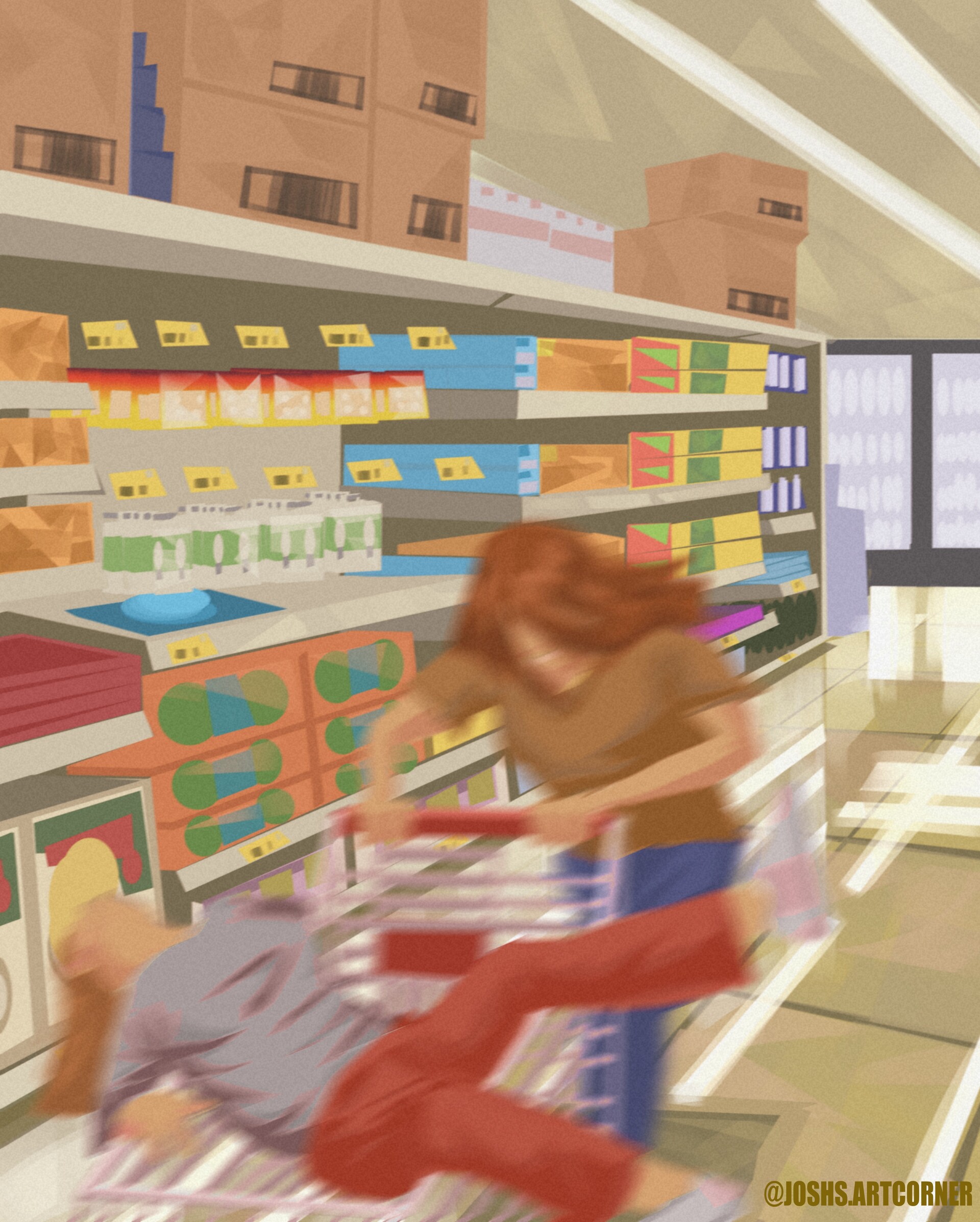 ArtStation - Supermarket Shenanigans