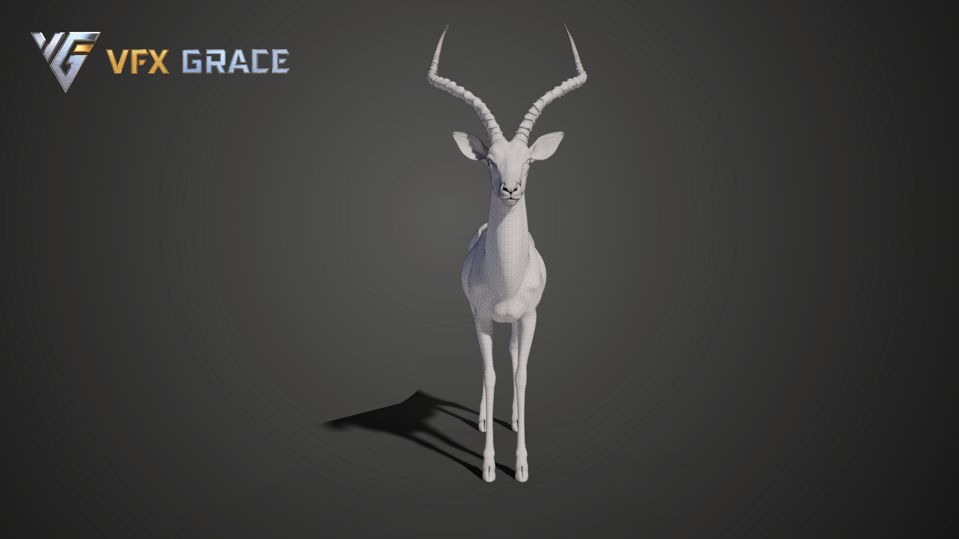 VFX models - Impala Animated - UE Character Asset