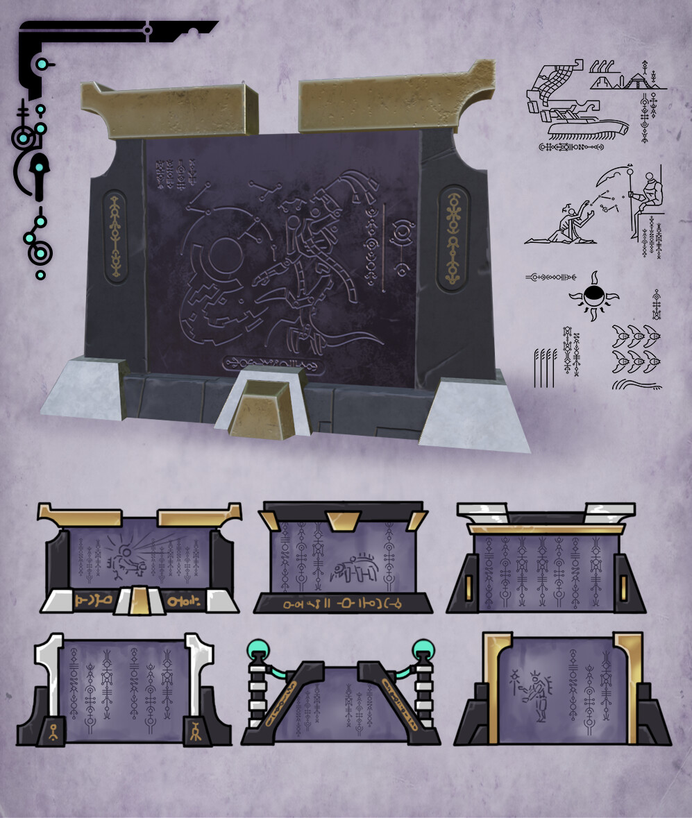 Hieroglyph blocking prop
