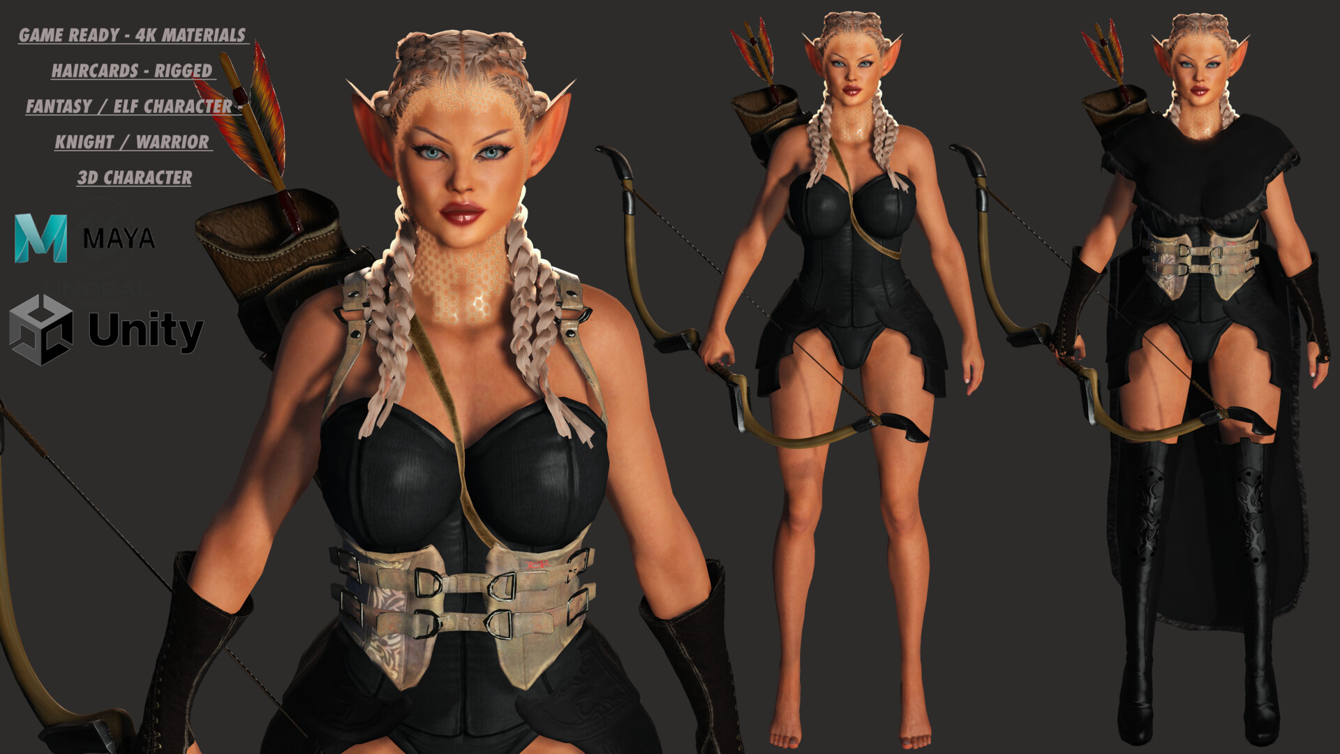 ArtStation - 3D Character Art - Realistic Fantasy Girl