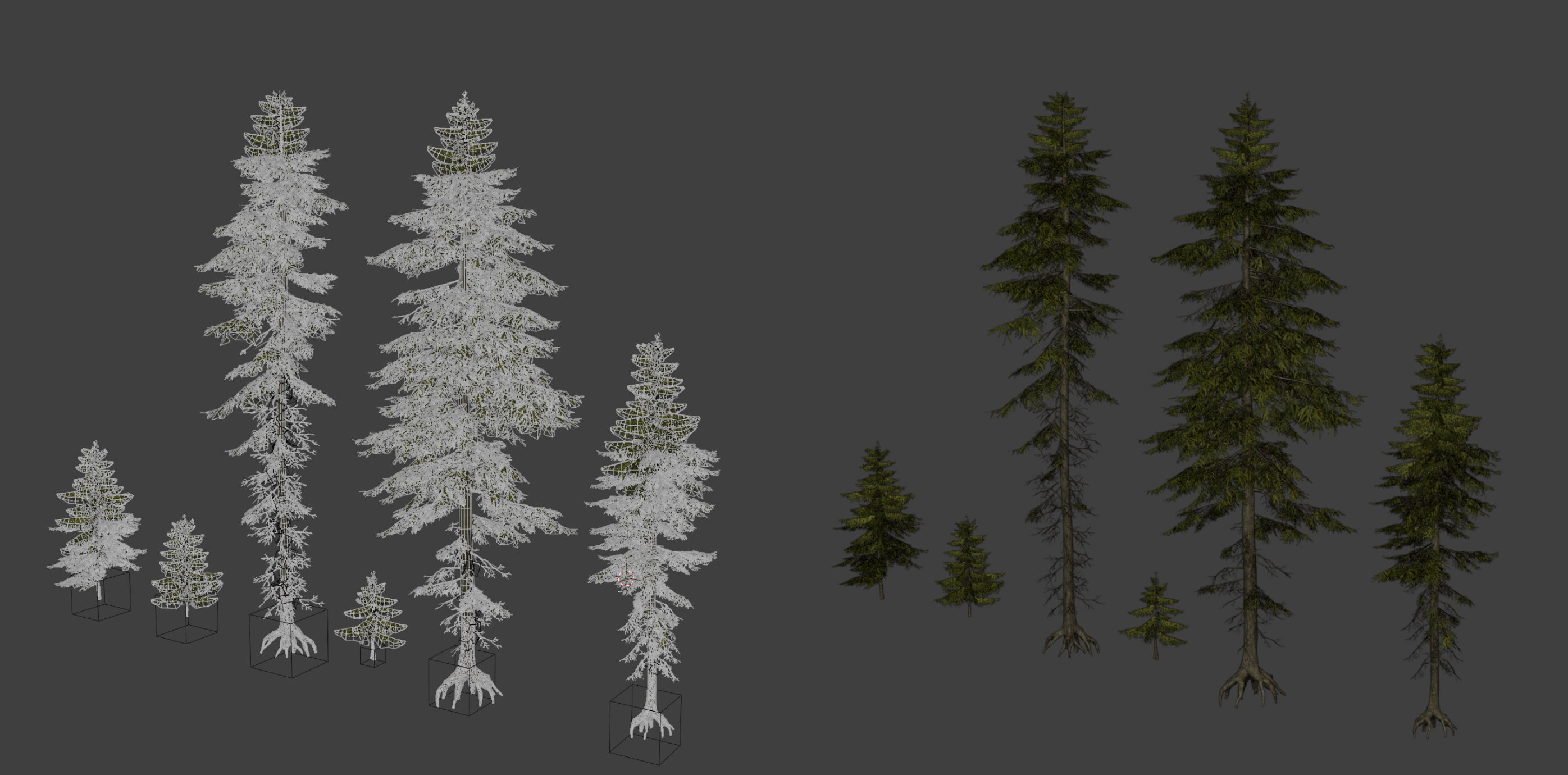 Trees: assembled