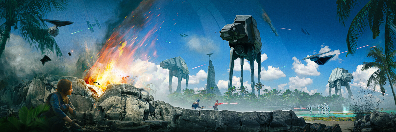 Battle of Scarif Panorama