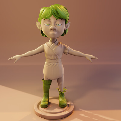 Retopology character