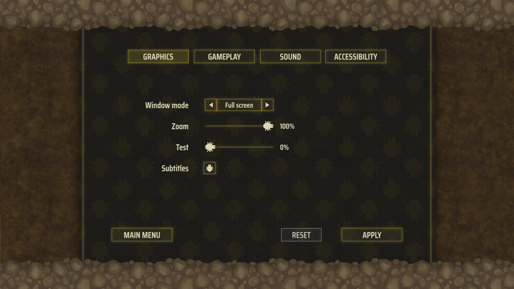 Settings example
