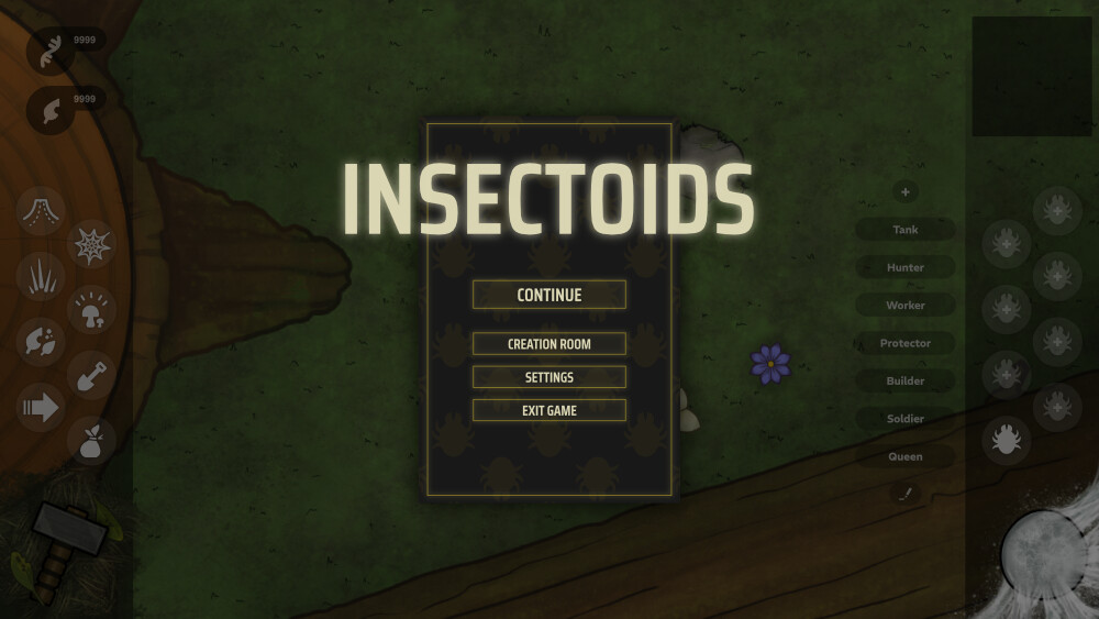 Pause menu (game title is a placeholder)