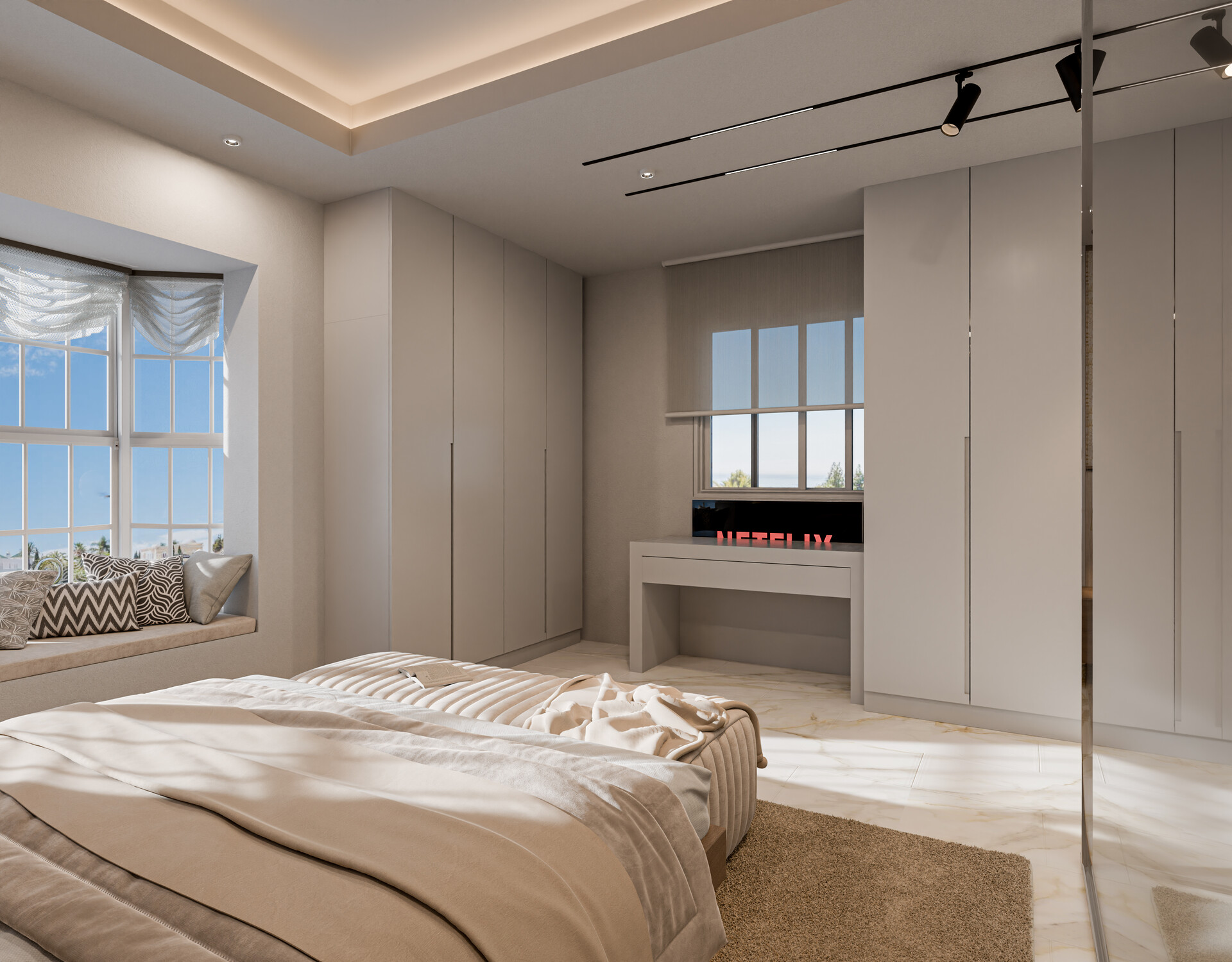 Beautiful view of Contemporary Apartment Renovation High-End