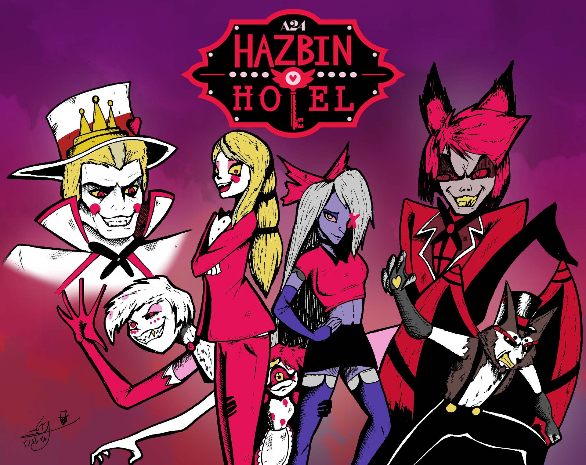 Artstation hazbin hotel