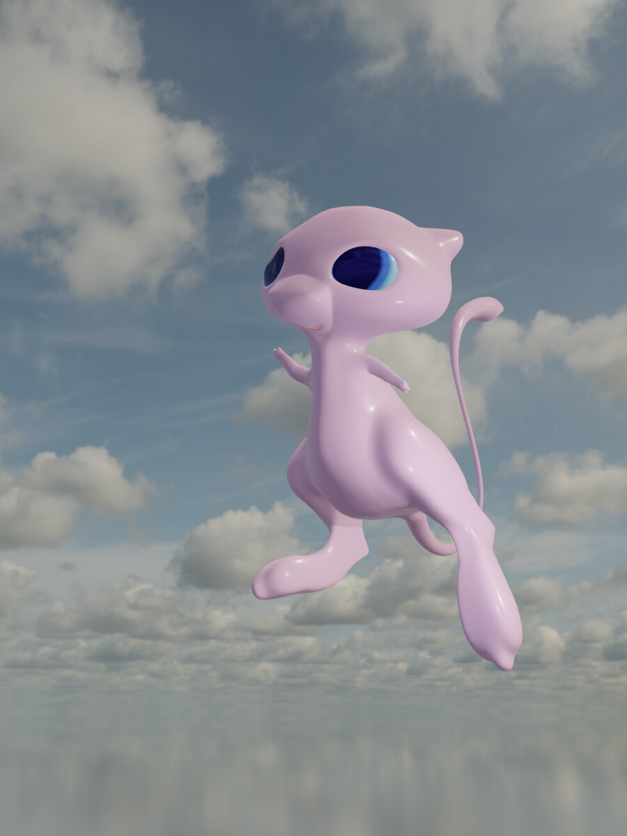 ArtStation - 3D Mew Pokemon