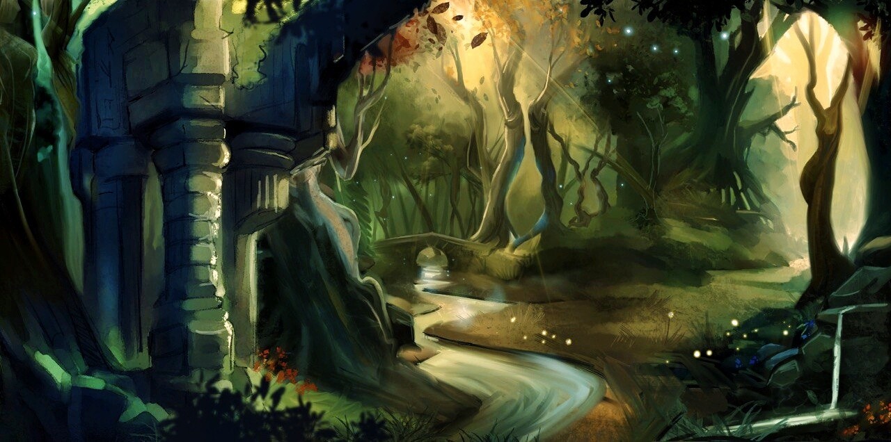 ArtStation - Fantasy forest