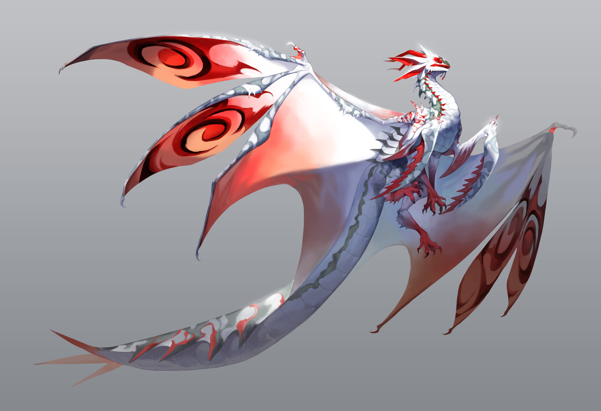 ArtStation - Idolomantis dragon