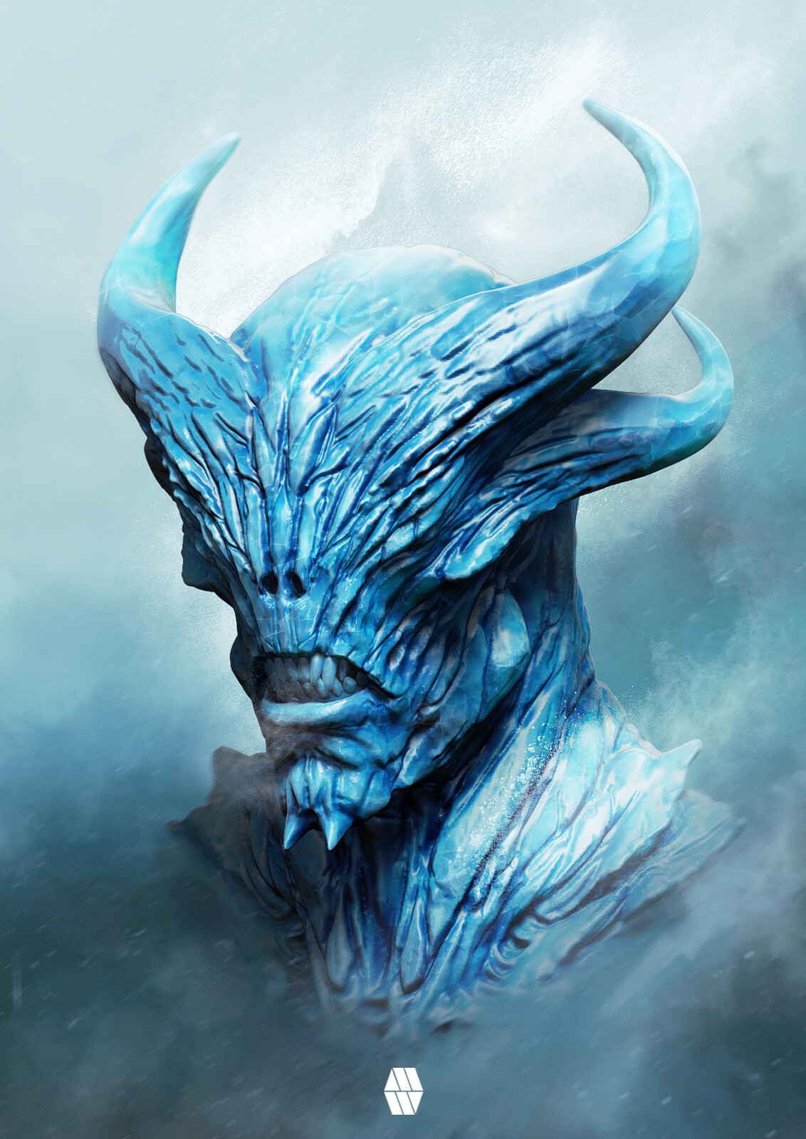 A Demon Emerges - 'Ice Demon Bust' Concept