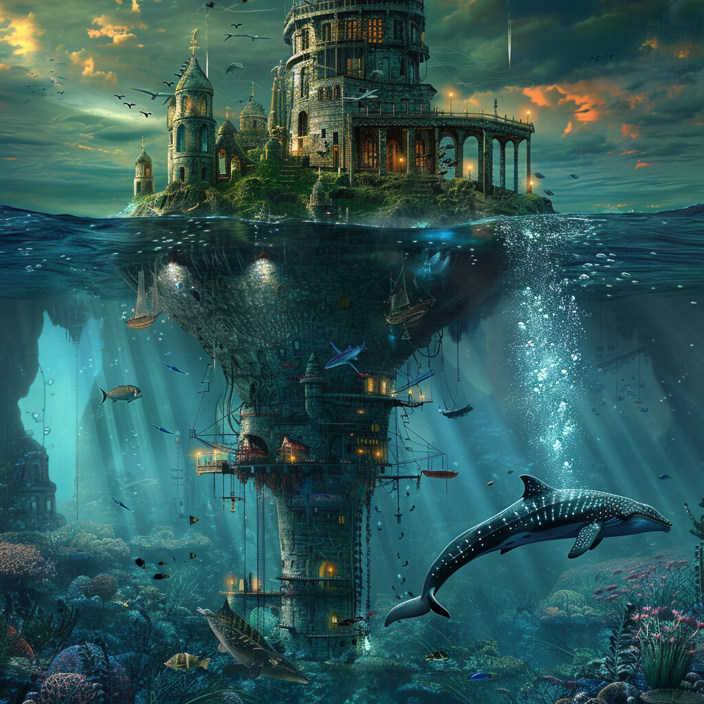 ArtStation - City in two worlds