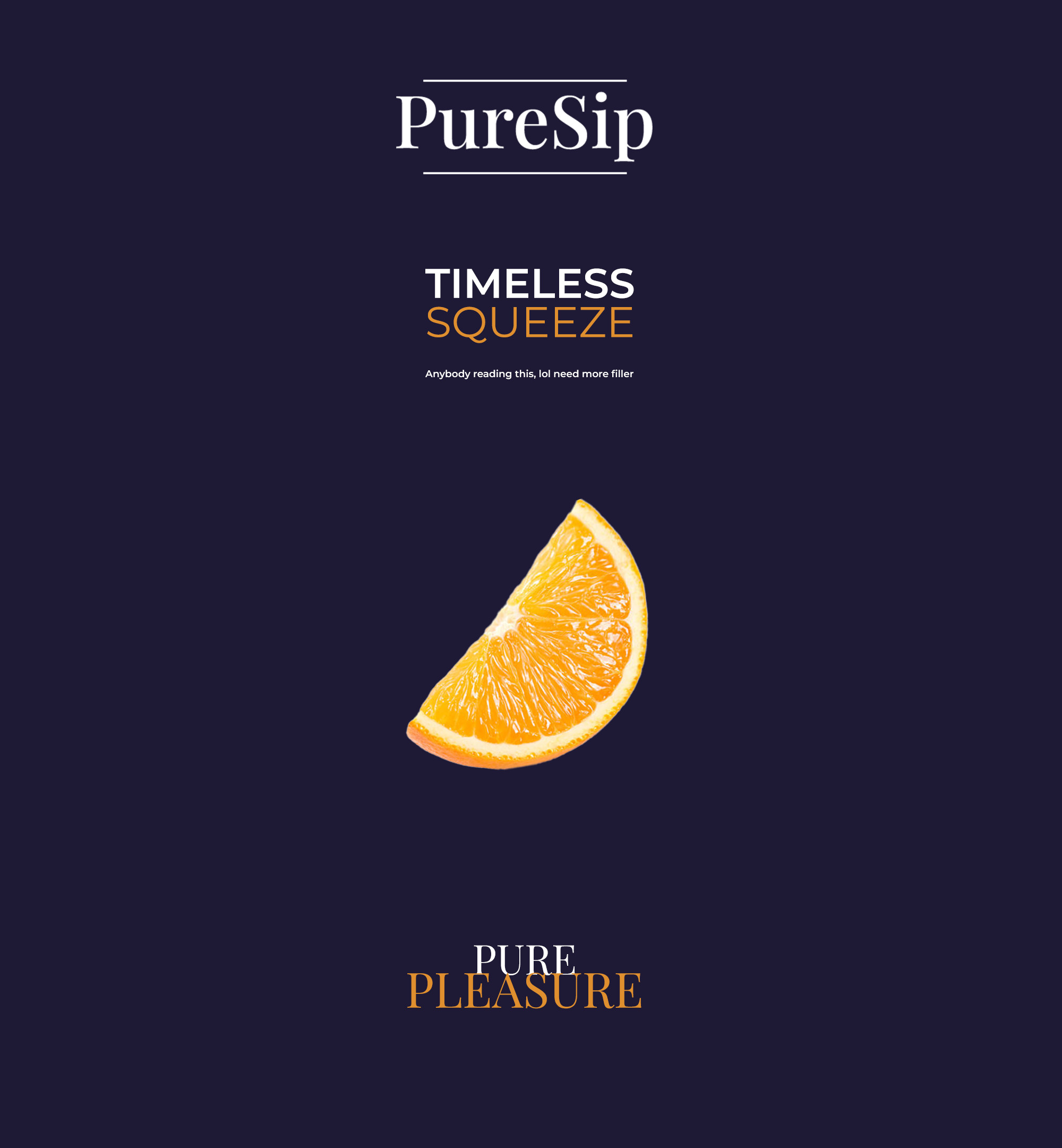 PureSip Label