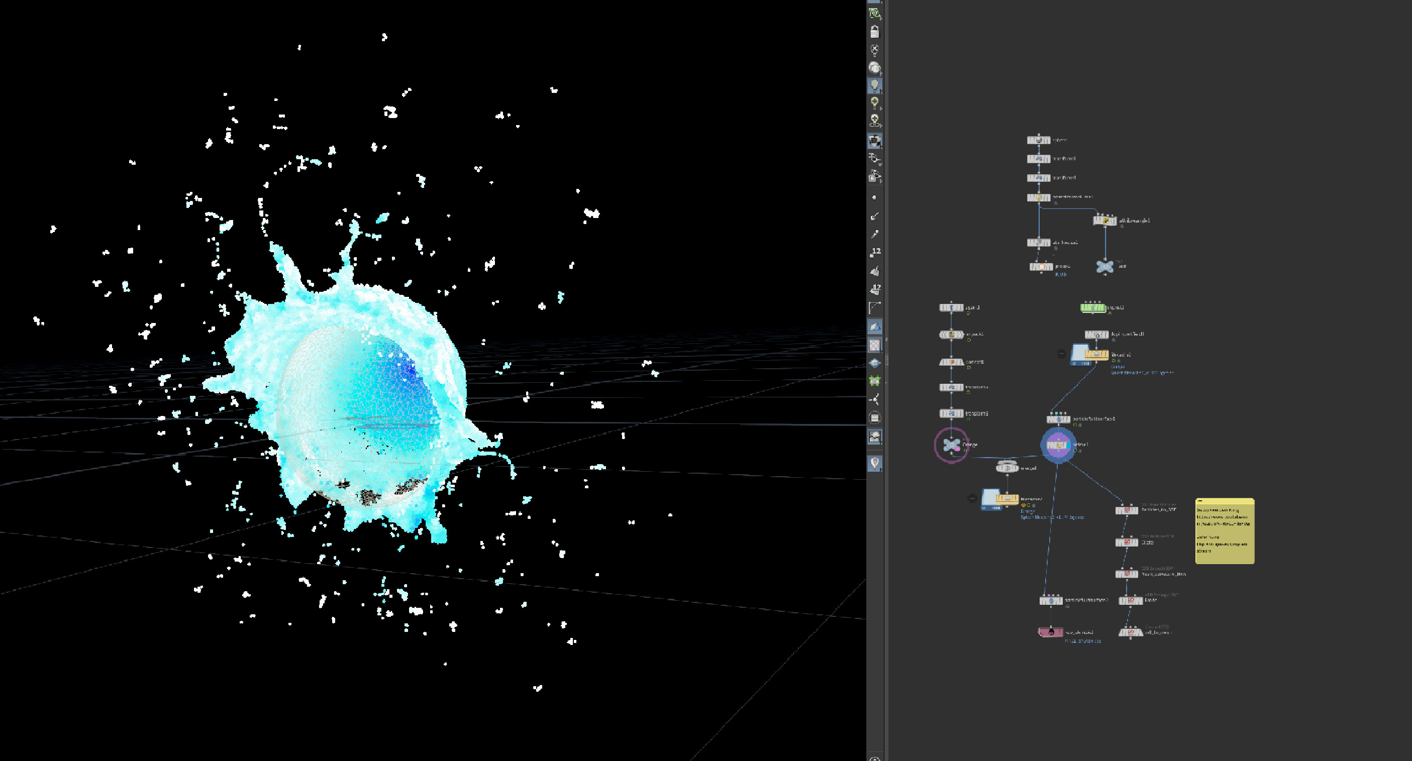 Houdini viewport