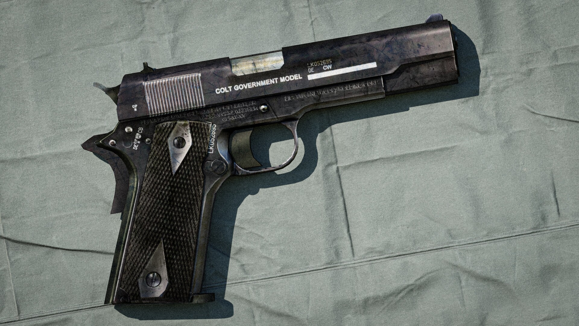 ArtStation - M1911 - Game Asset (Low Poly)