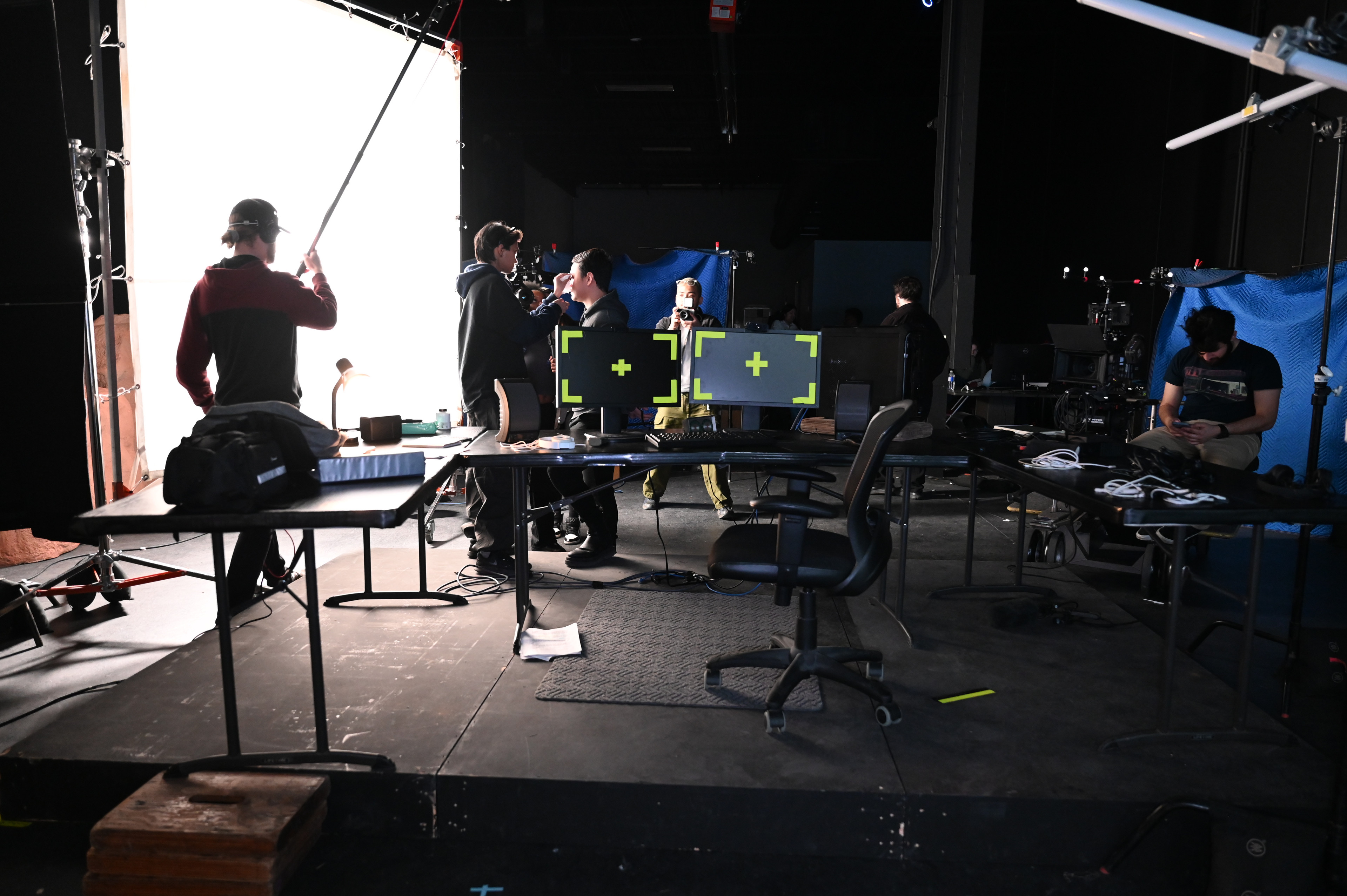 During Shoot day
