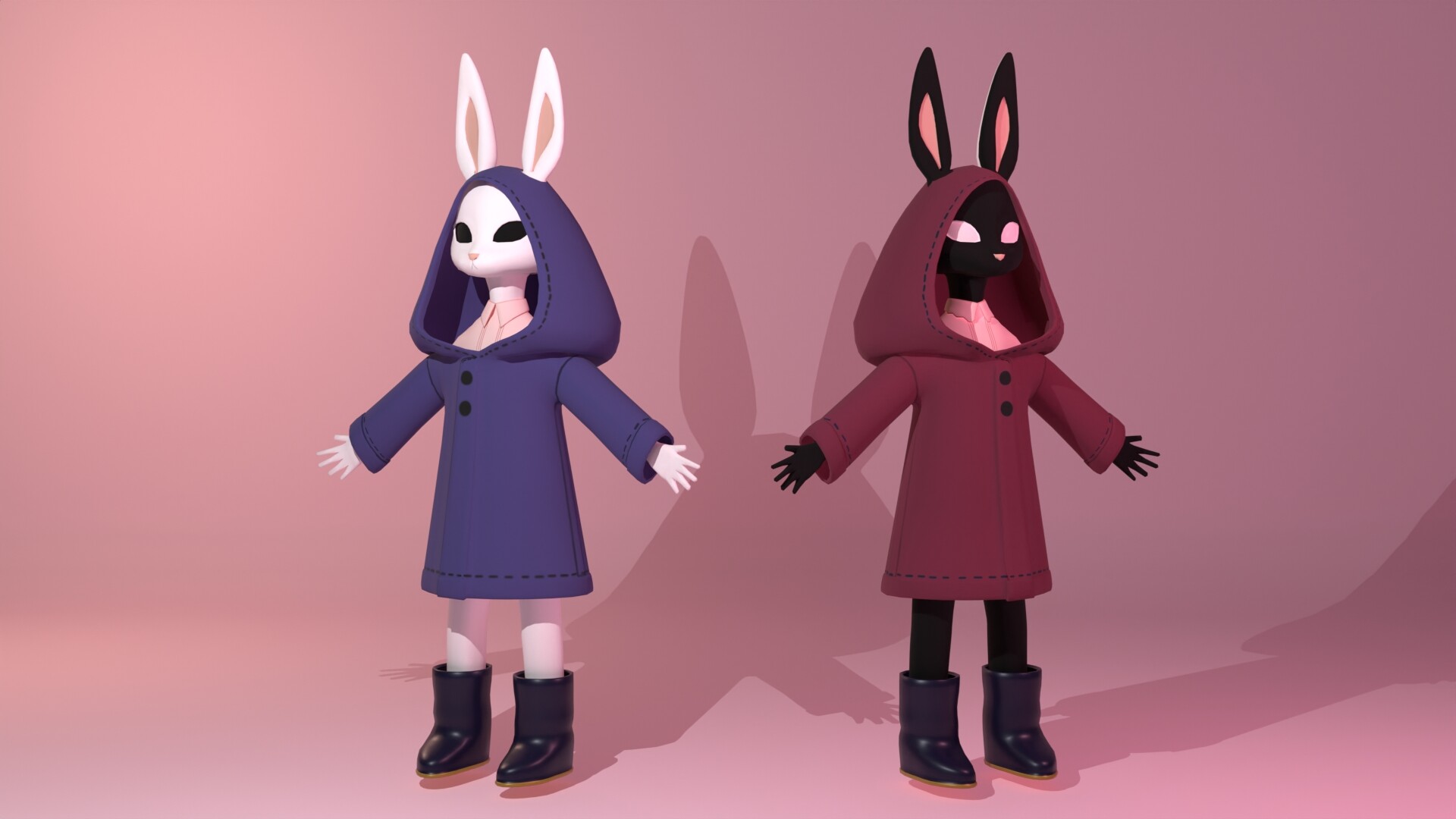 ArtStation - Twin rabbit