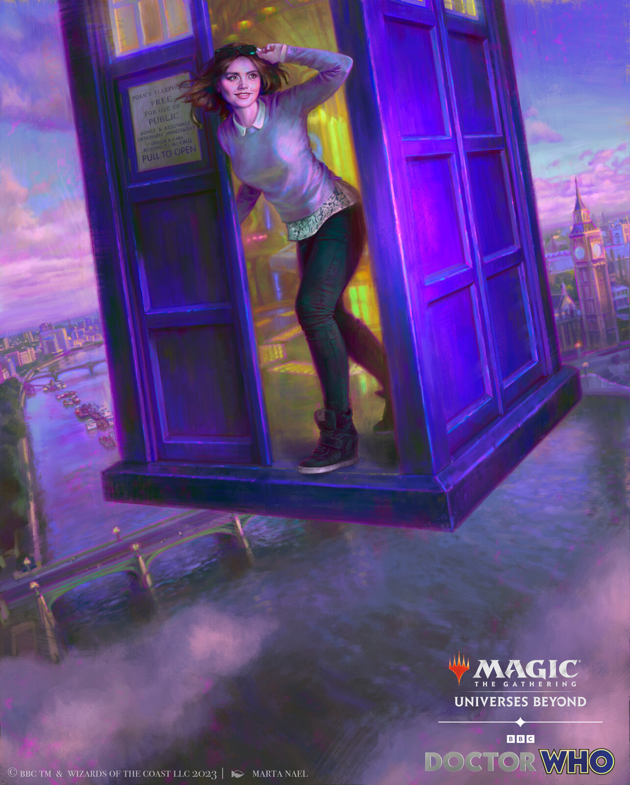 Clara Oswald - Magic: the Gathering Universes Beyond - BBC Doctor Who