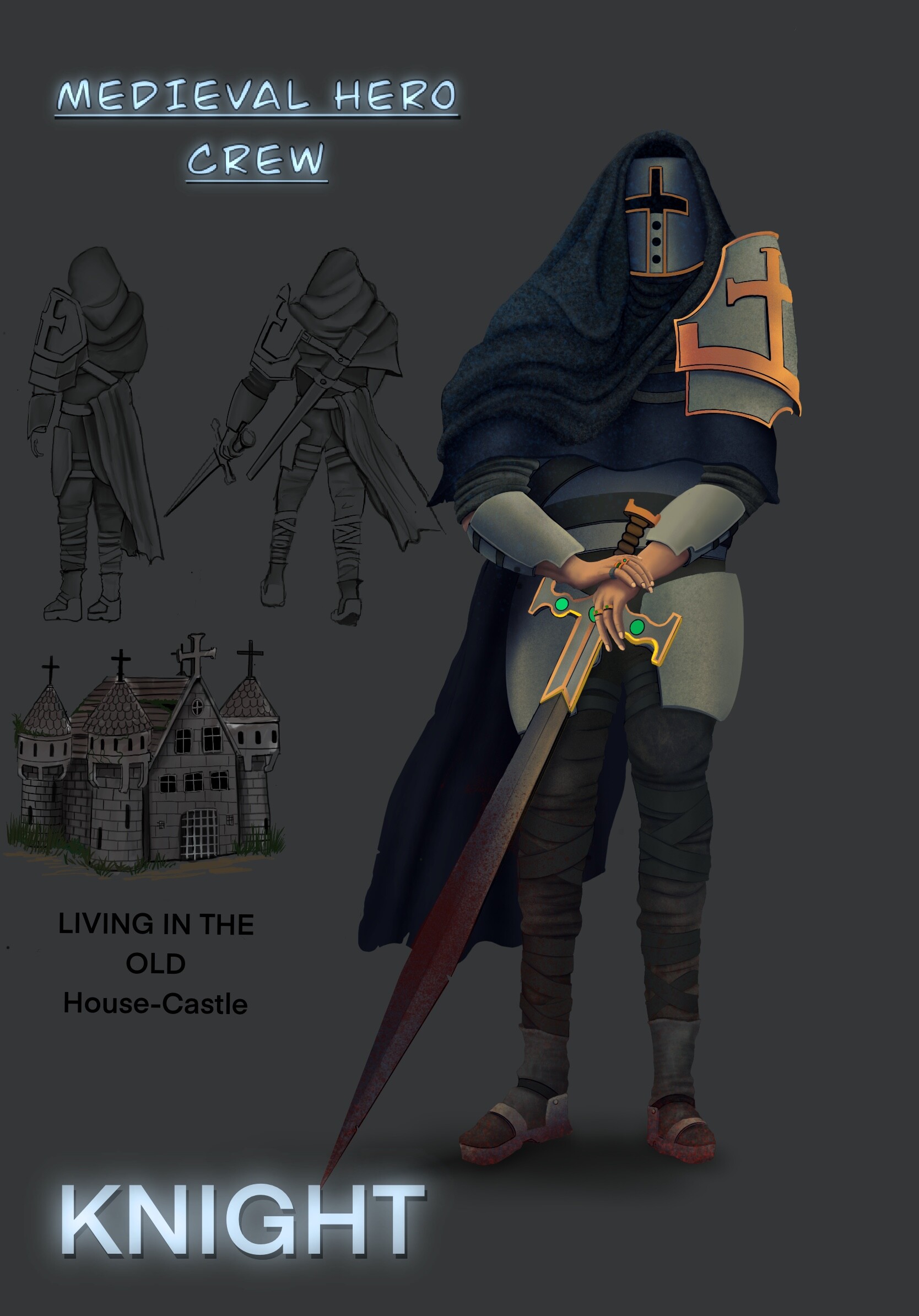 ArtStation - character concept - KNIGHT