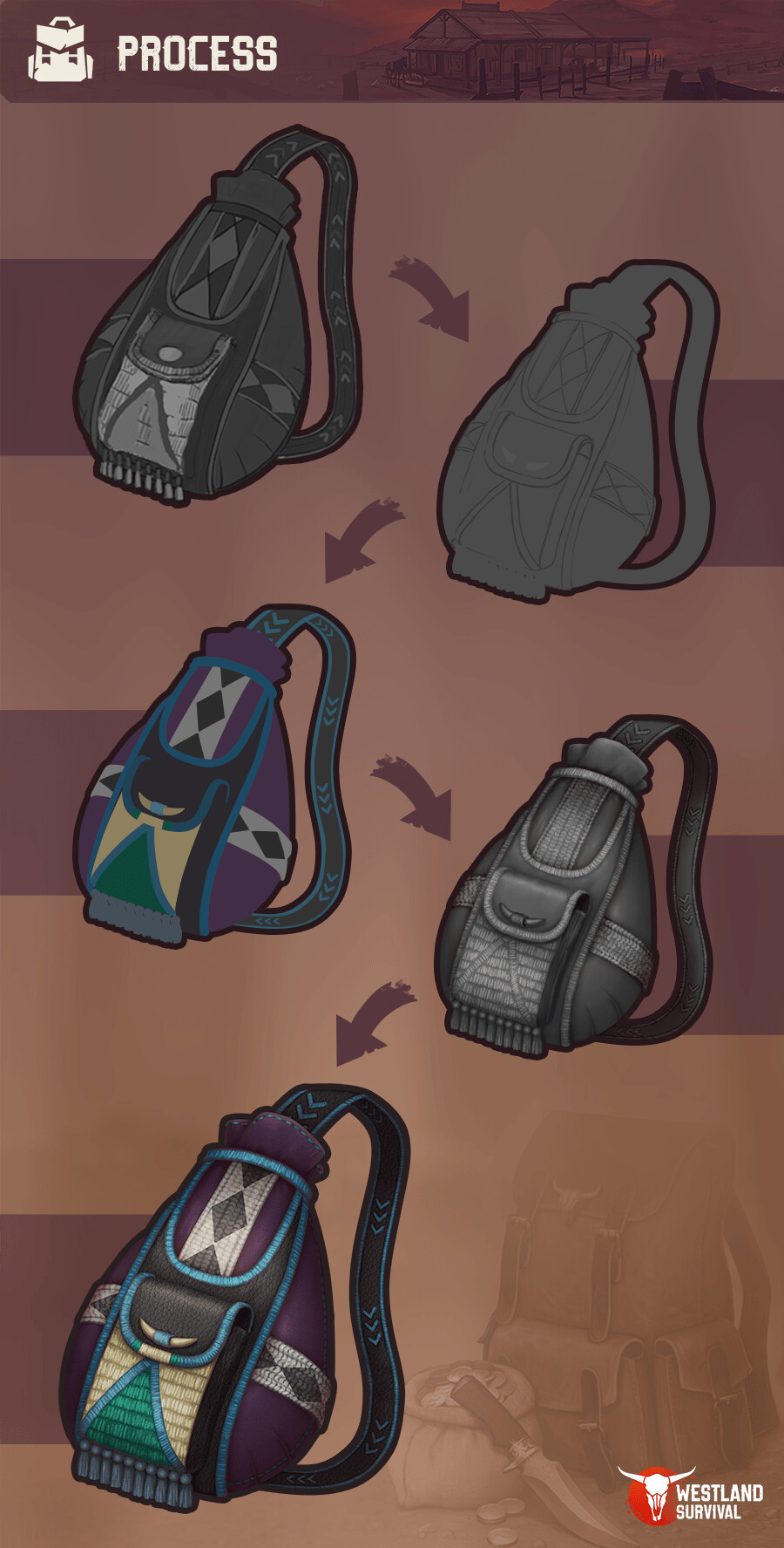 Westland survival cloth backpack discount