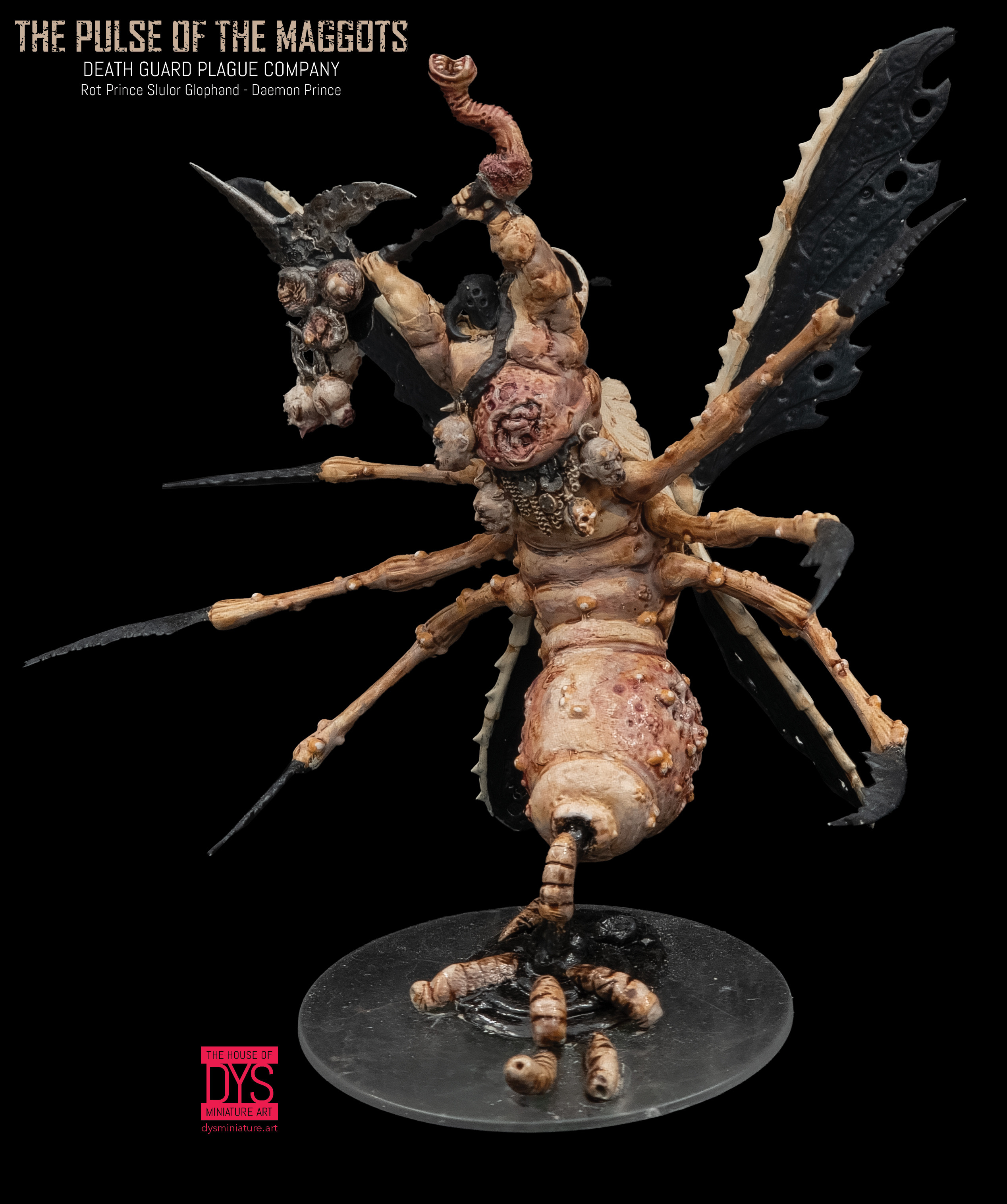 Rot Prince Slulor Glophand - Daemon Prince - Front