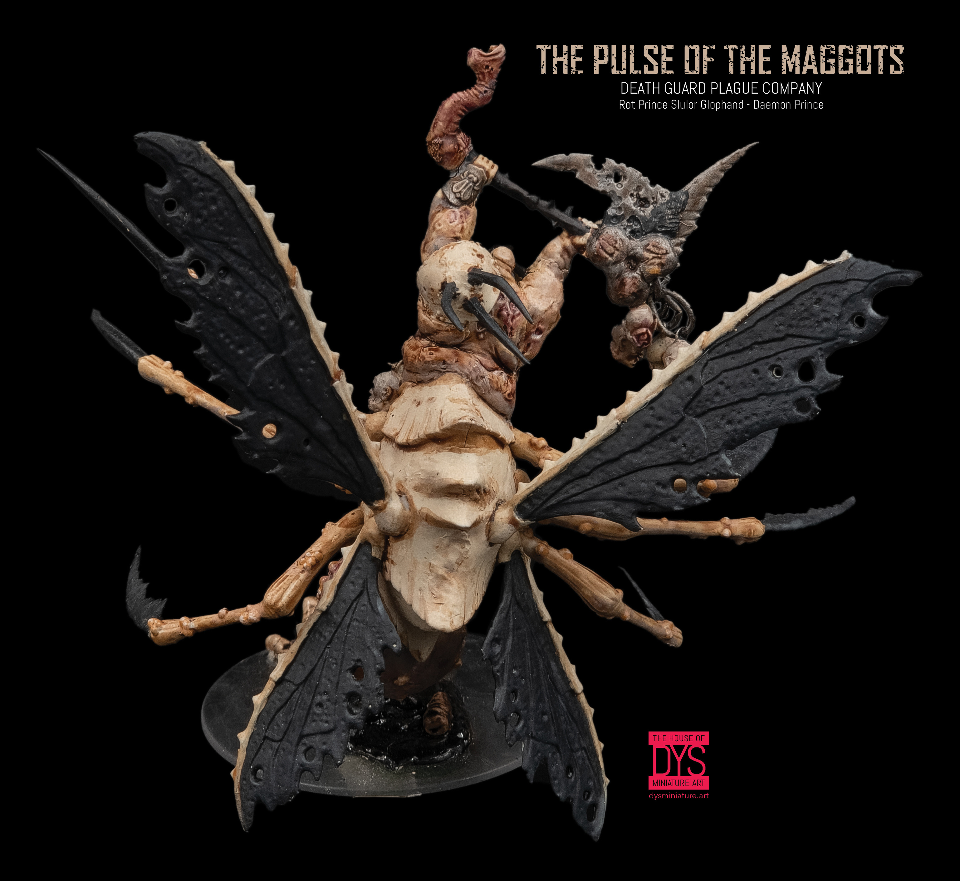 Rot Prince Slulor Glophand - Daemon Prince - Back