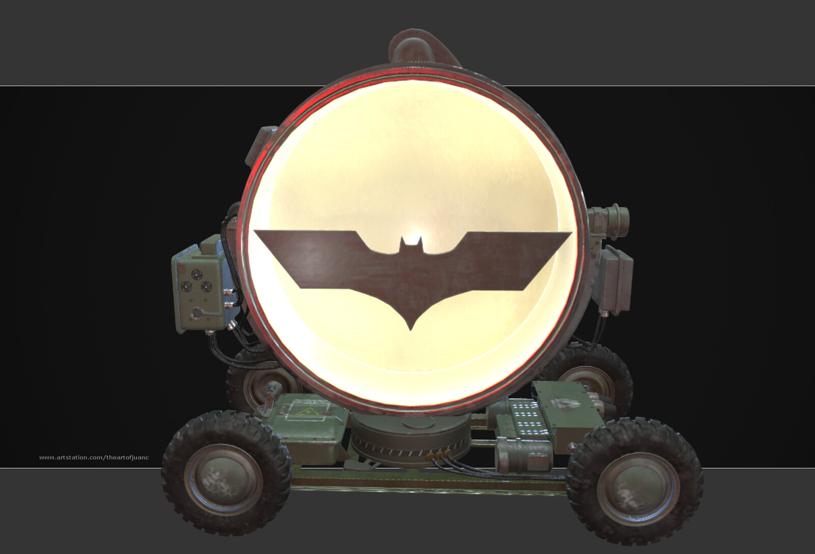batman signal/ WWI search light