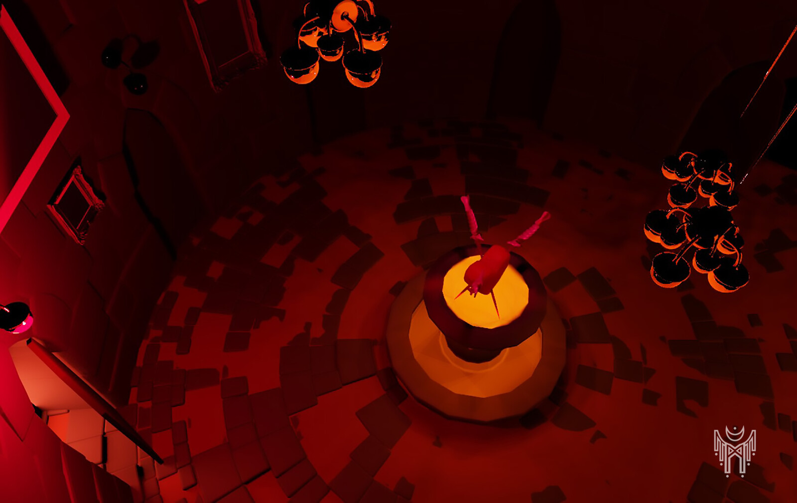 3D top-down mood piece