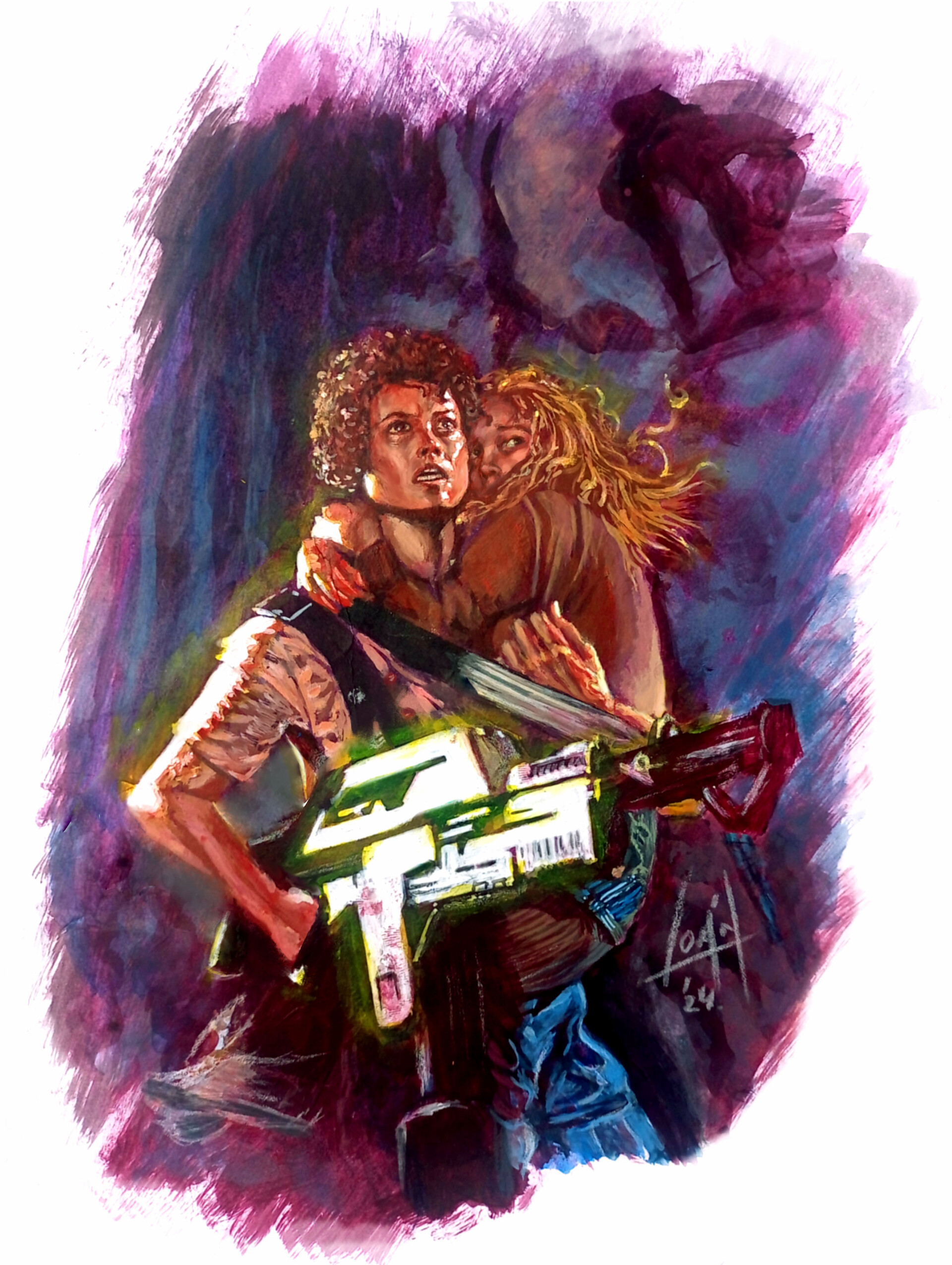 ArtStation - "Aliens" color study