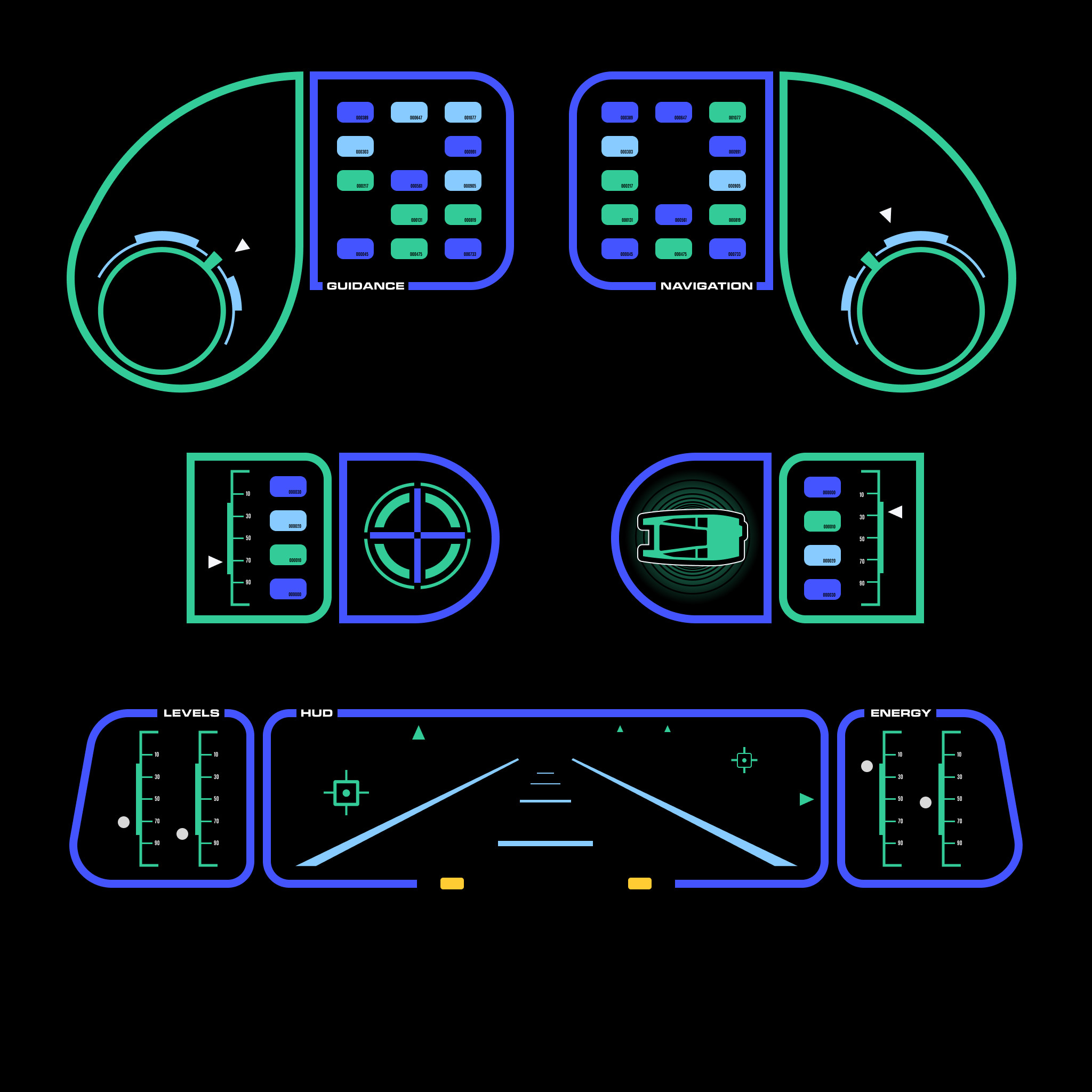 Workbee LCARS graphics