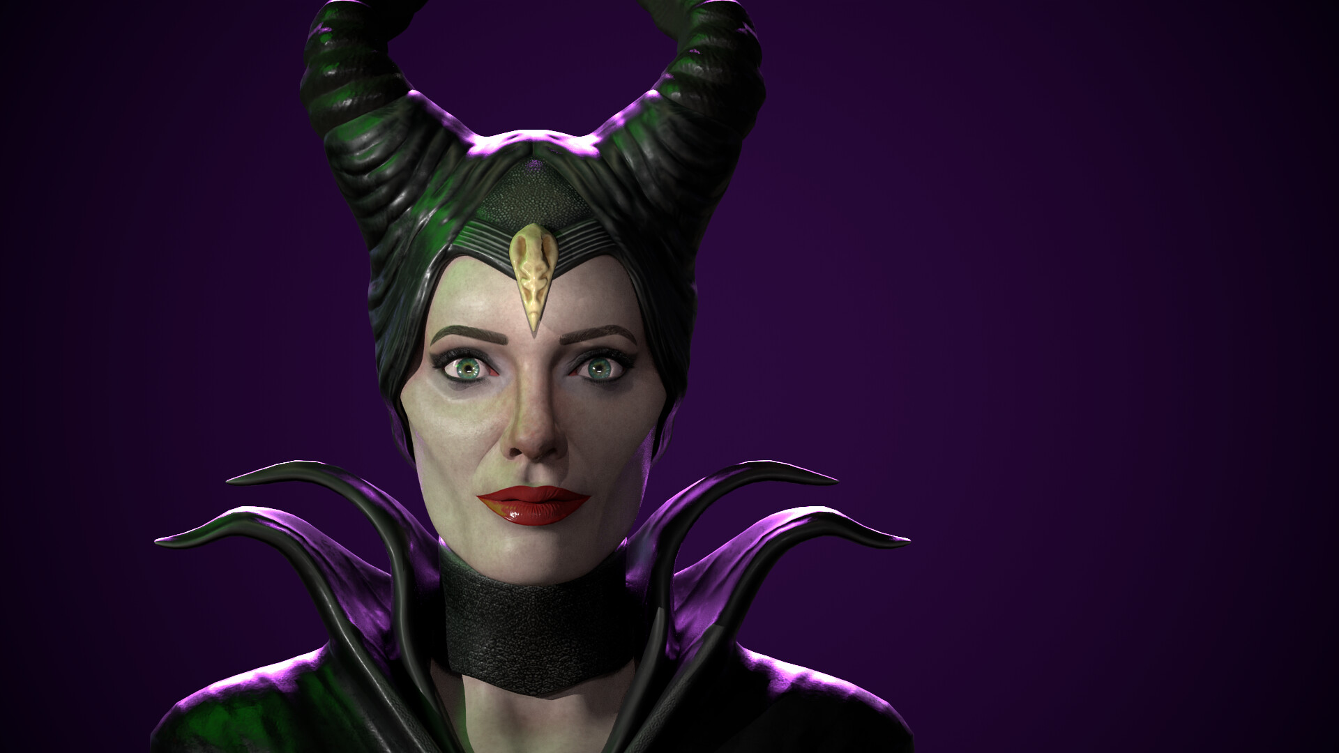 ArtStation Maleficent (Angelina Jolie) Fanart