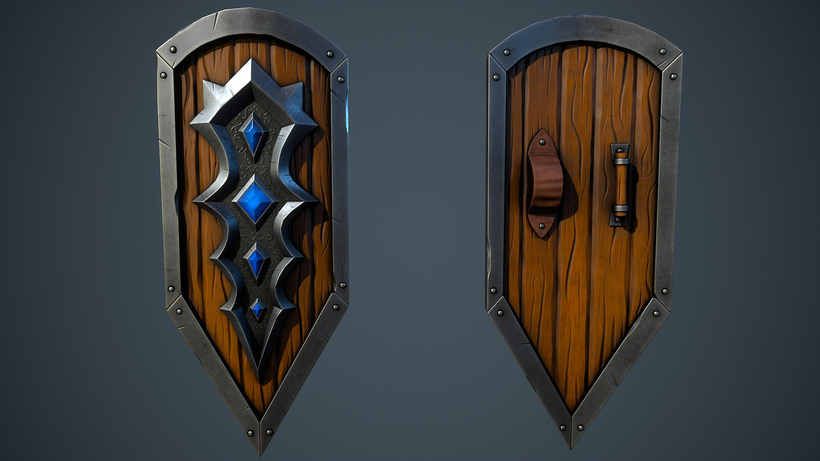Stylized Fantasy Shield 01