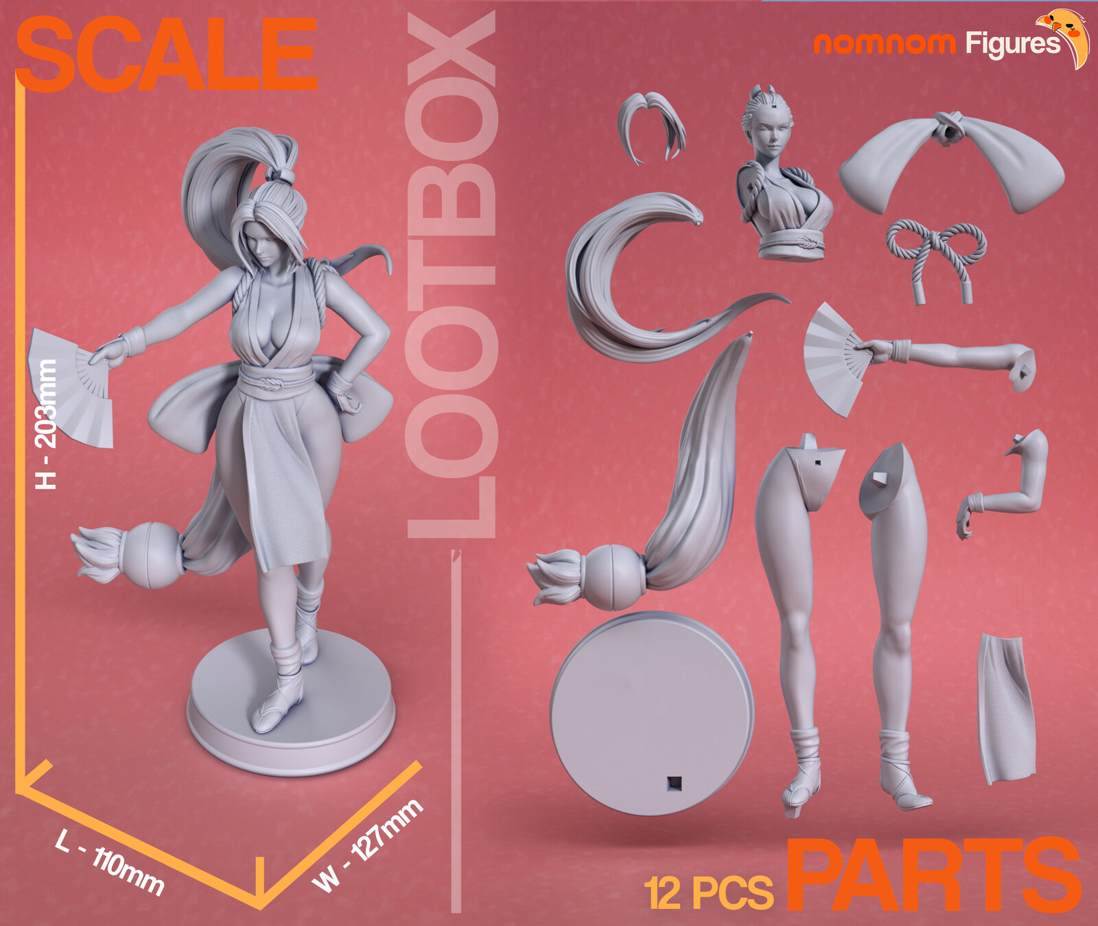 Mai Shiranui shines as Kotobukiya's first King of Fighters Bishoujo