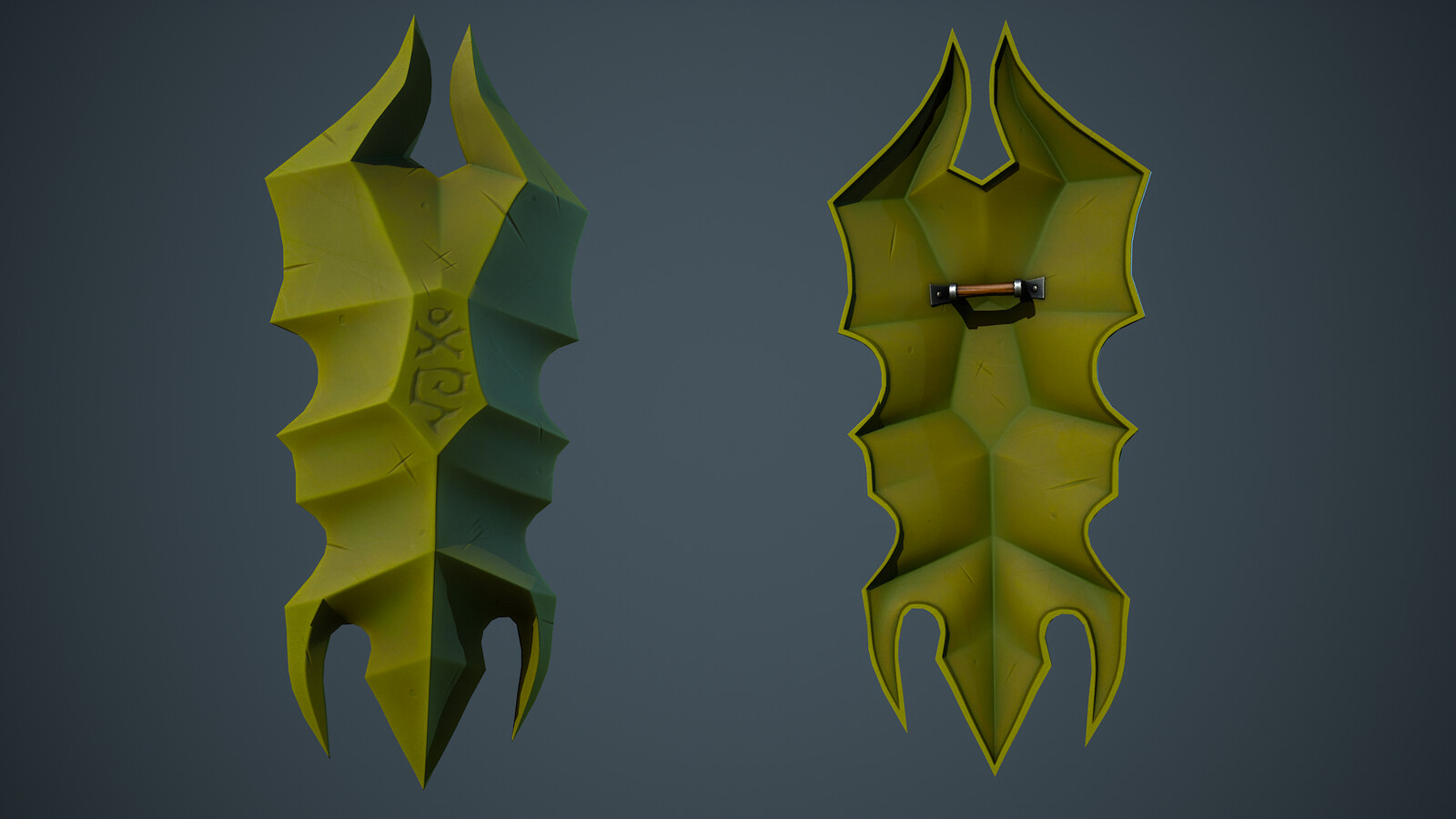 Stylized Fantasy Shield 07