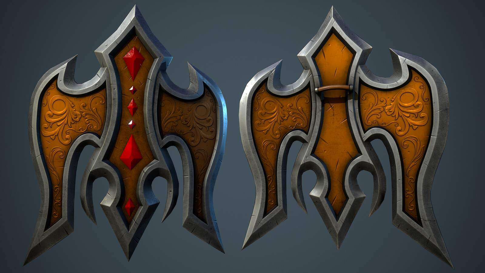 Stylized Fantasy Shield 09