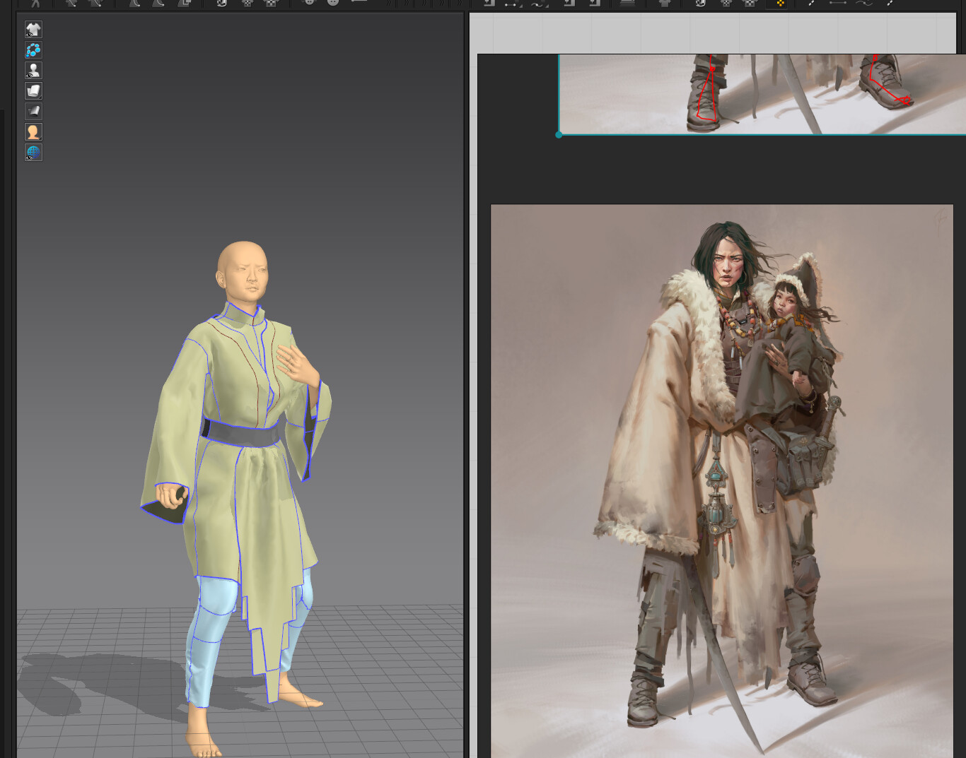 Marvelous Design simulation 