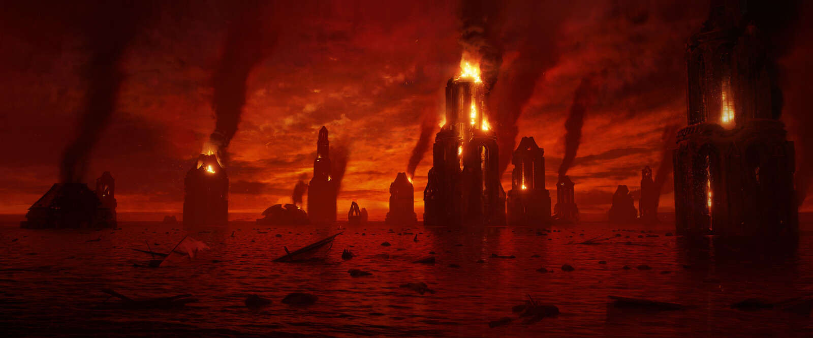 Beleriand destruction concept