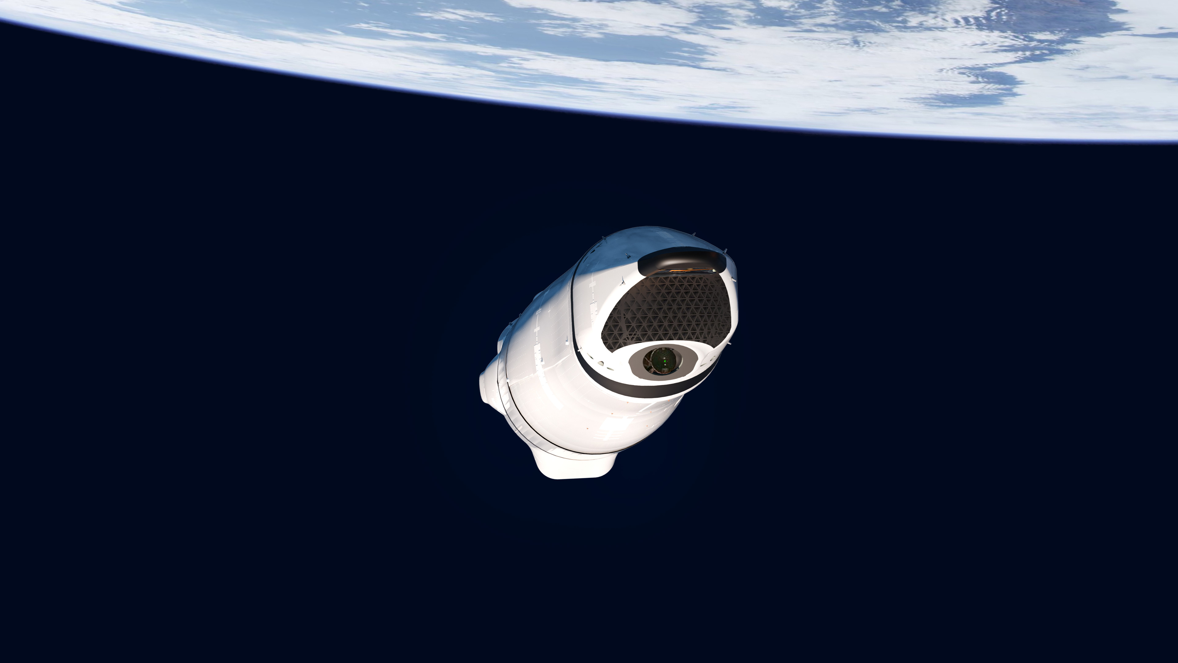 stage 3 (orbiter) in space