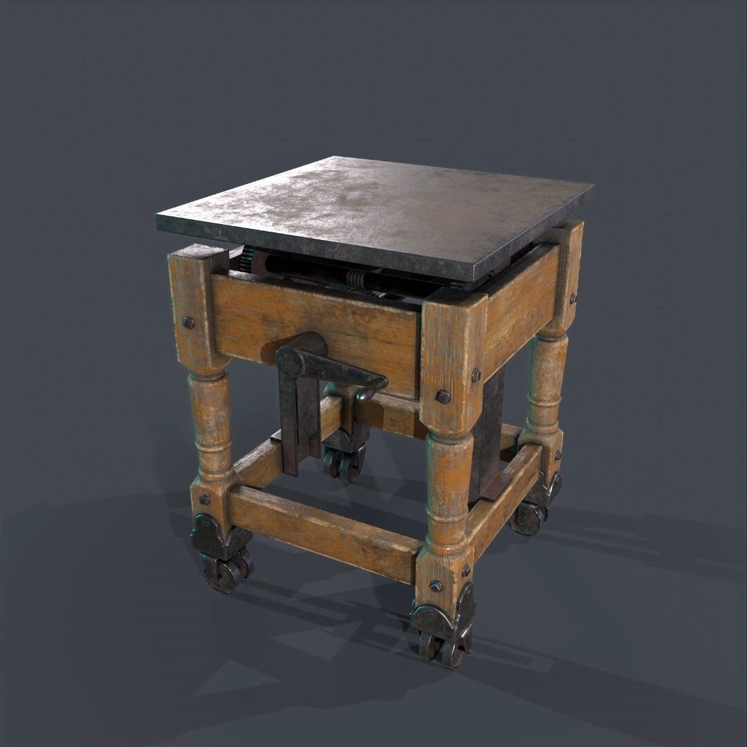 ArtStation - Hydraulic table