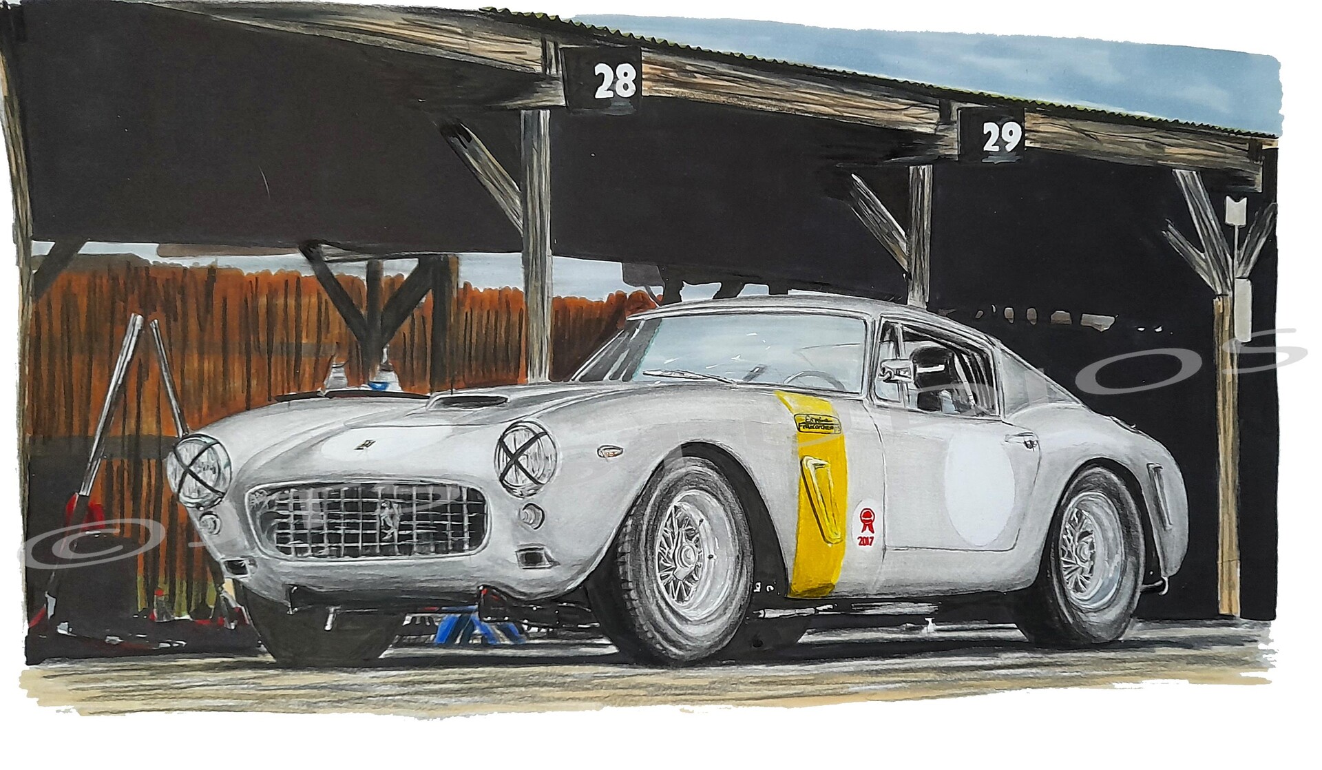ArtStation - 1962 Ferrari 250 GT 'SWB' Competizione