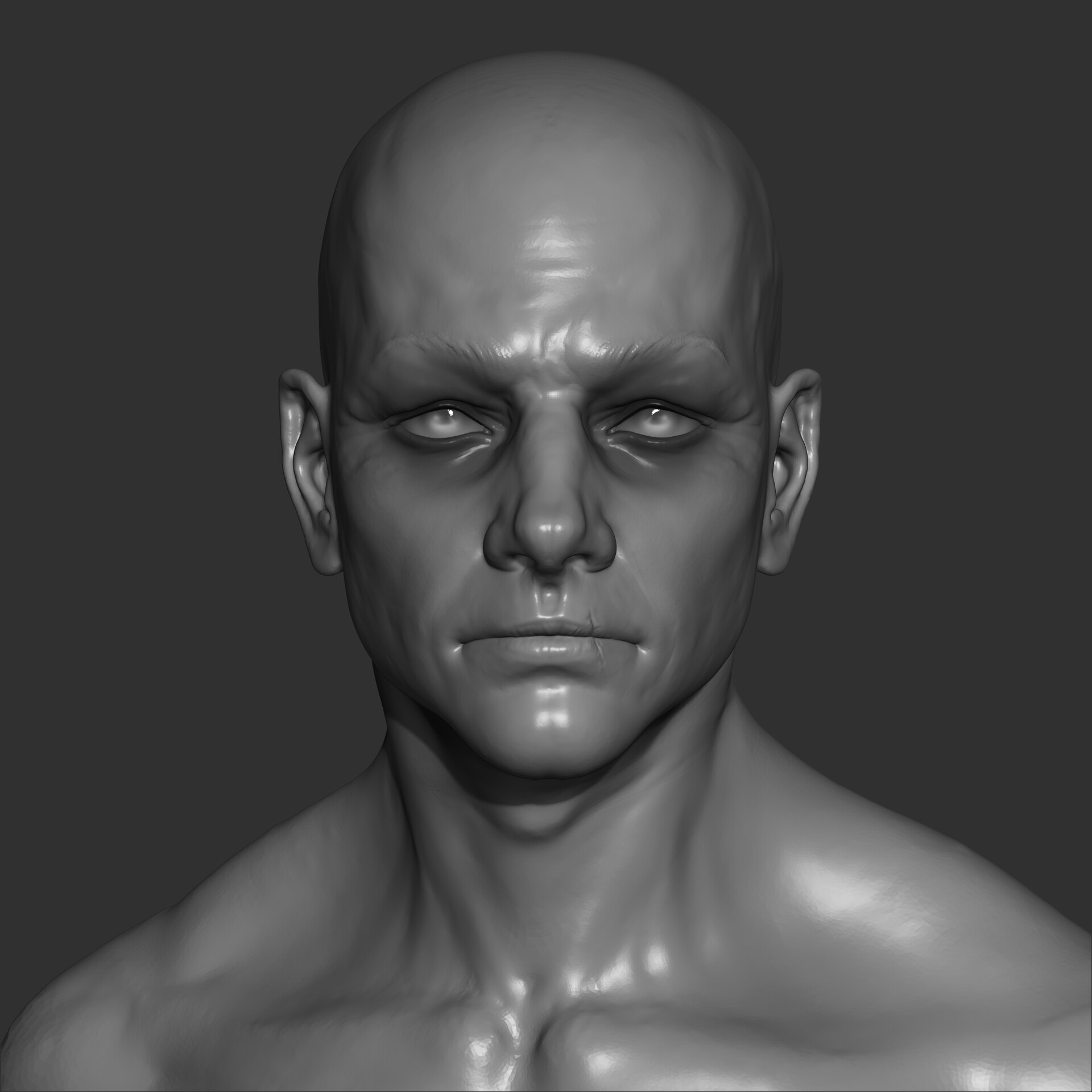 ArtStation - Speedsculpt of a man's bust