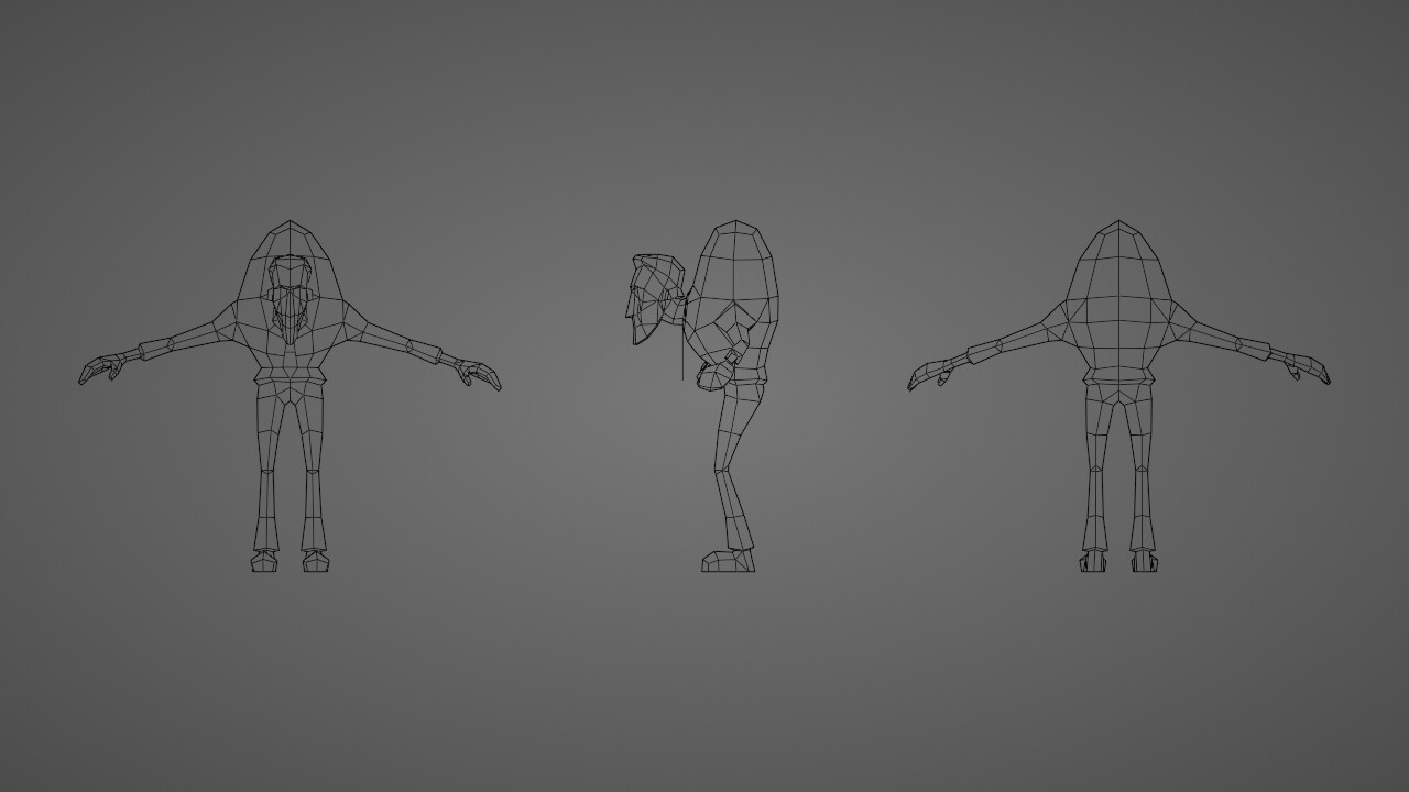 The Night Guard - Wireframe