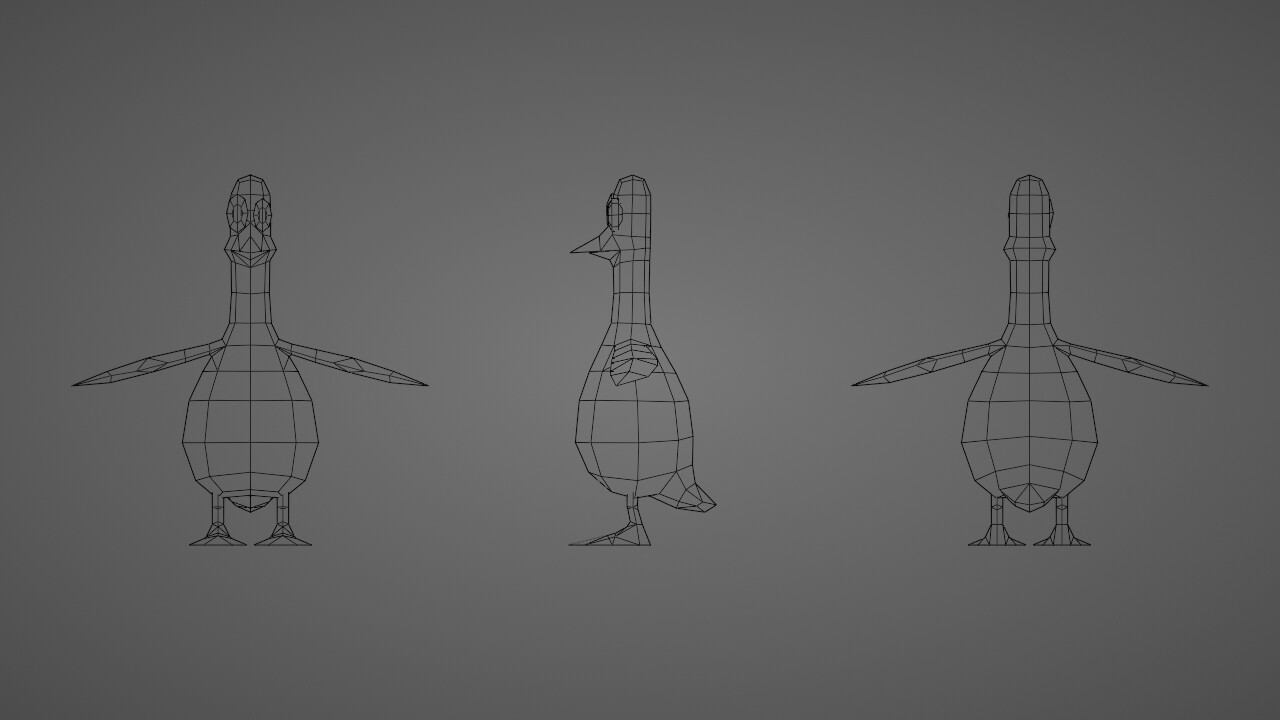 The Penguin - Wireframe